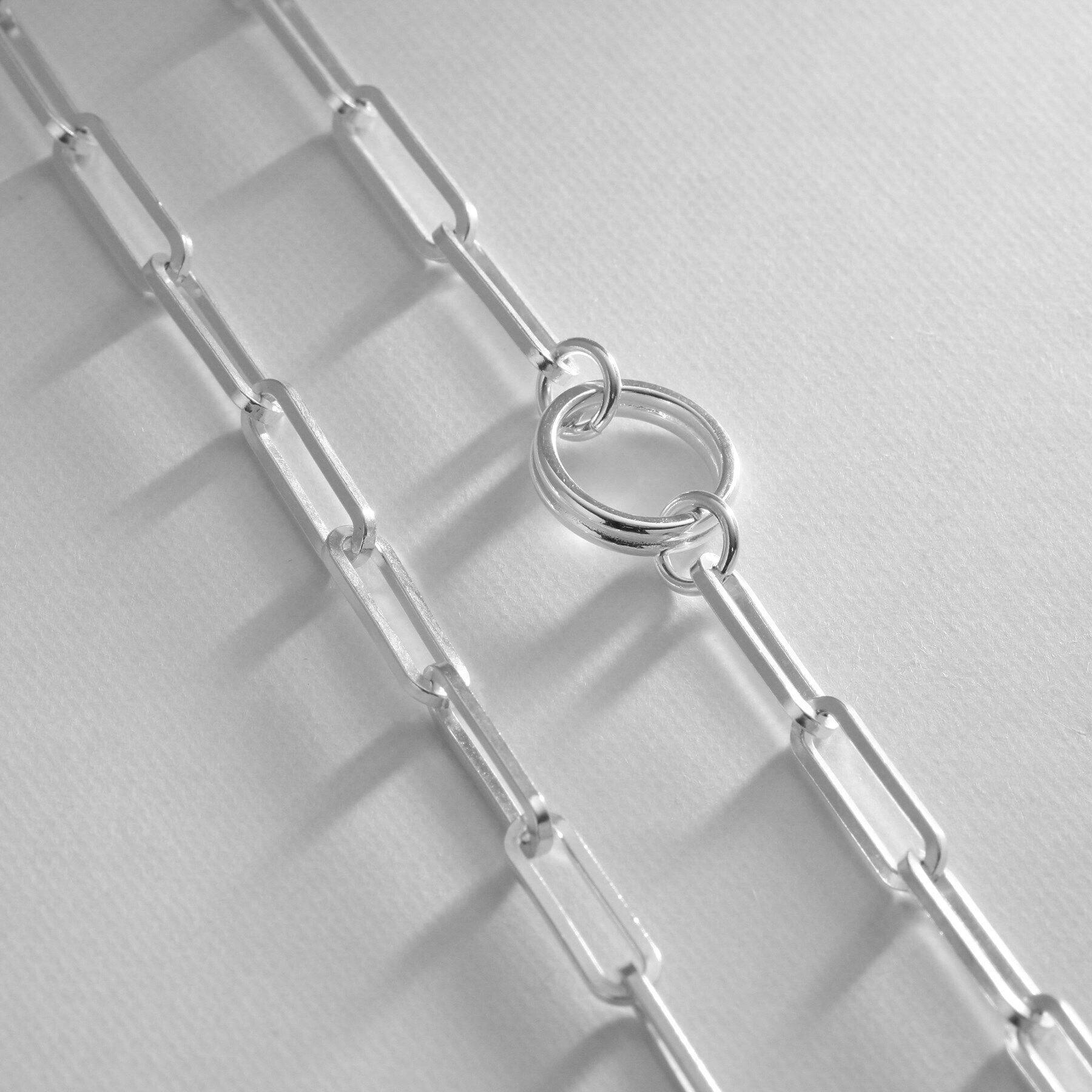 COCOSHNIK ONKITSCH「シルバー リンクチェーン 2WAYマンテルネックレス」|ネックレス|