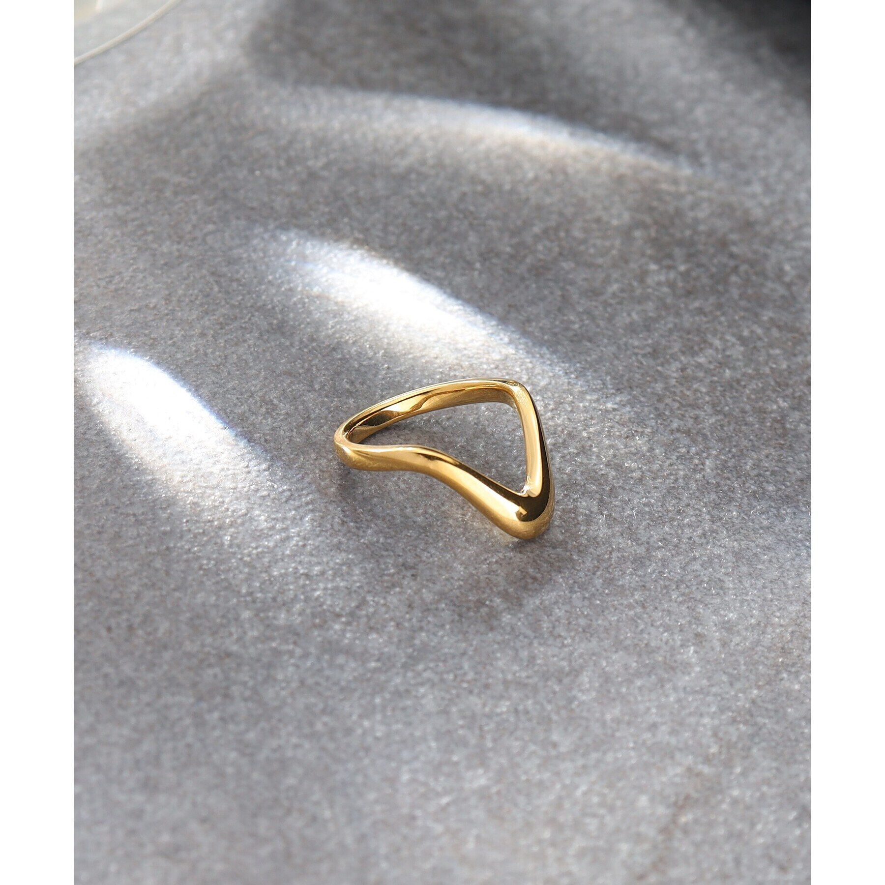 COCOSHNIK ONKITSCH「シルバー ニュアンスリング ドリップ GP」|リング|