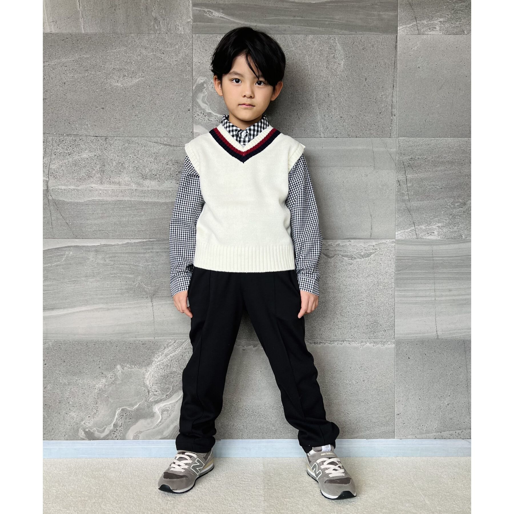 SHOO･LA･RUE「【110-140cm/プチセレ】蝶ネクタイ付きシャツ」|シャツ・ブラウス|