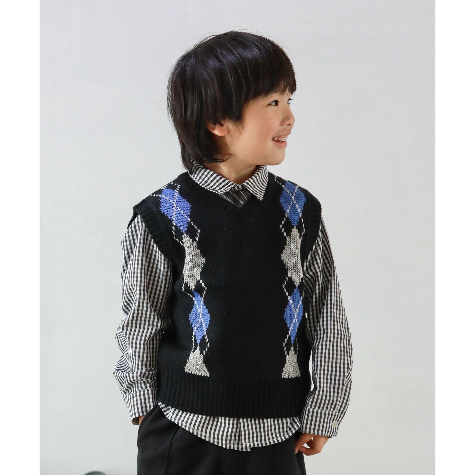 SHOO･LA･RUE「【110-140cm/プチセレ】蝶ネクタイ付きシャツ」|シャツ・ブラウス|