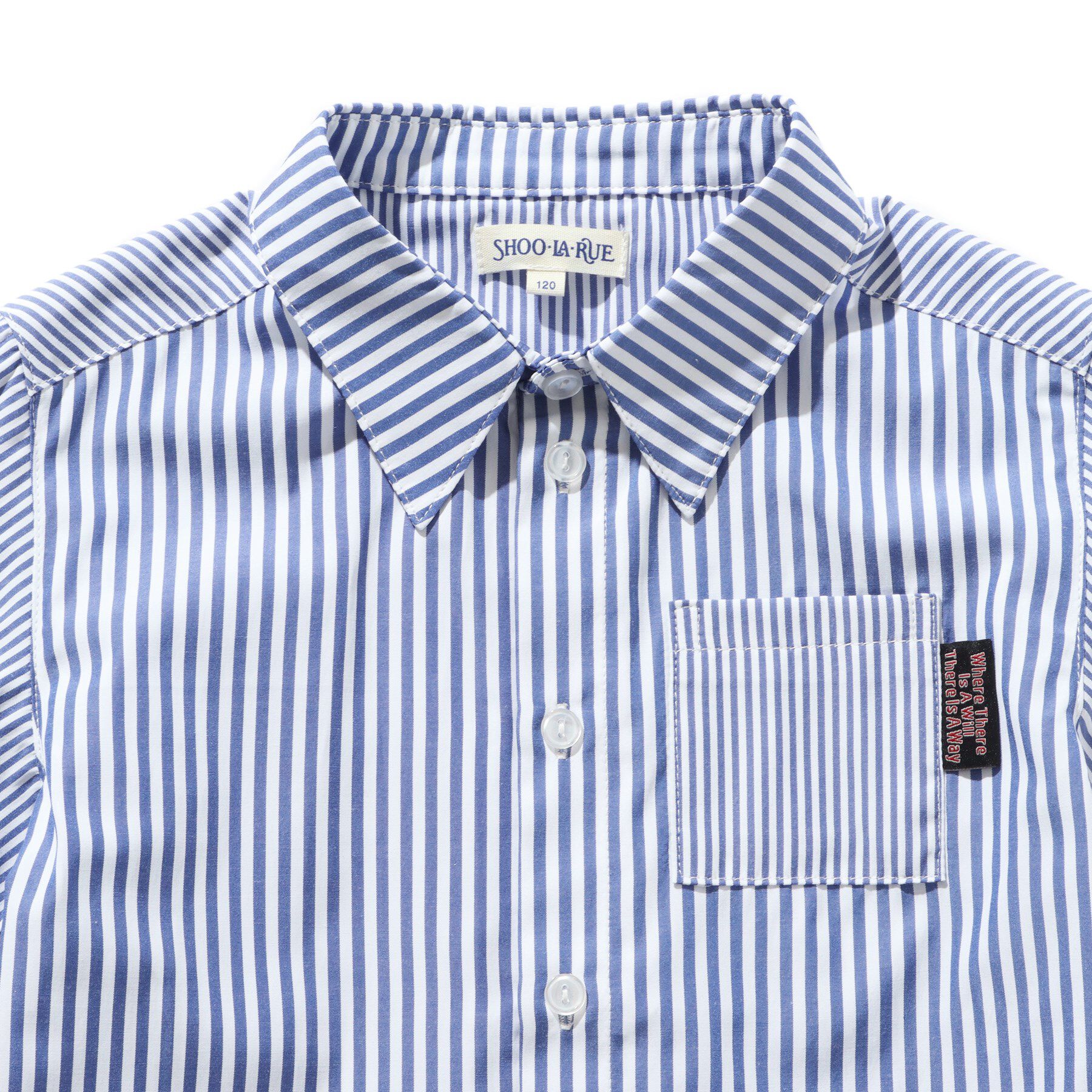 SHOO･LA･RUE「【110-140cm/プチセレ】蝶ネクタイ付きシャツ」|シャツ・ブラウス|