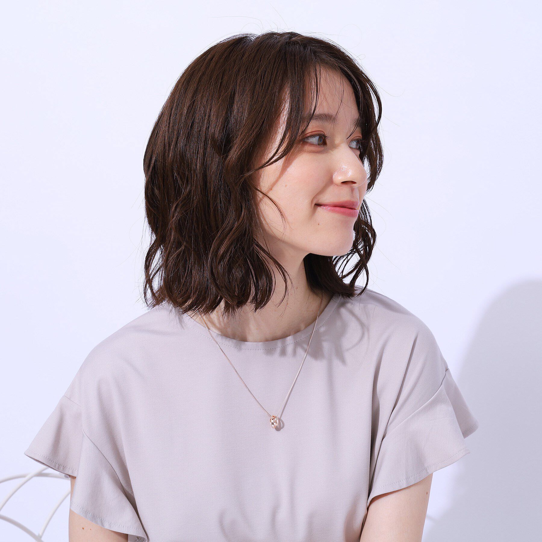 SHOO･LA･RUE「【2WAY】リングクリアバーネックレス」|ネックレス|