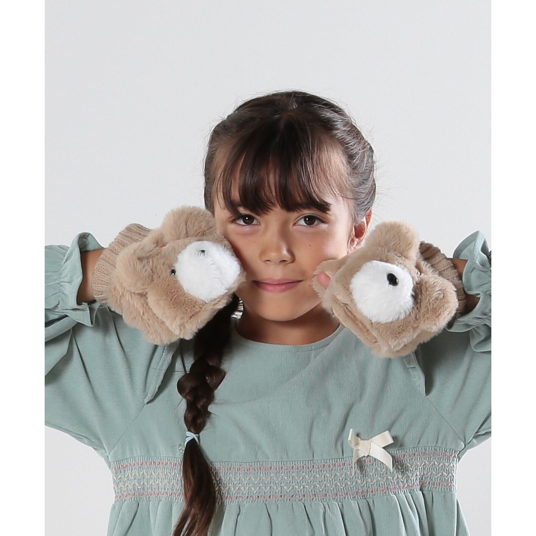 SHOO･LA･RUE「フェイクファーぬいぐるみ手袋」|手袋|