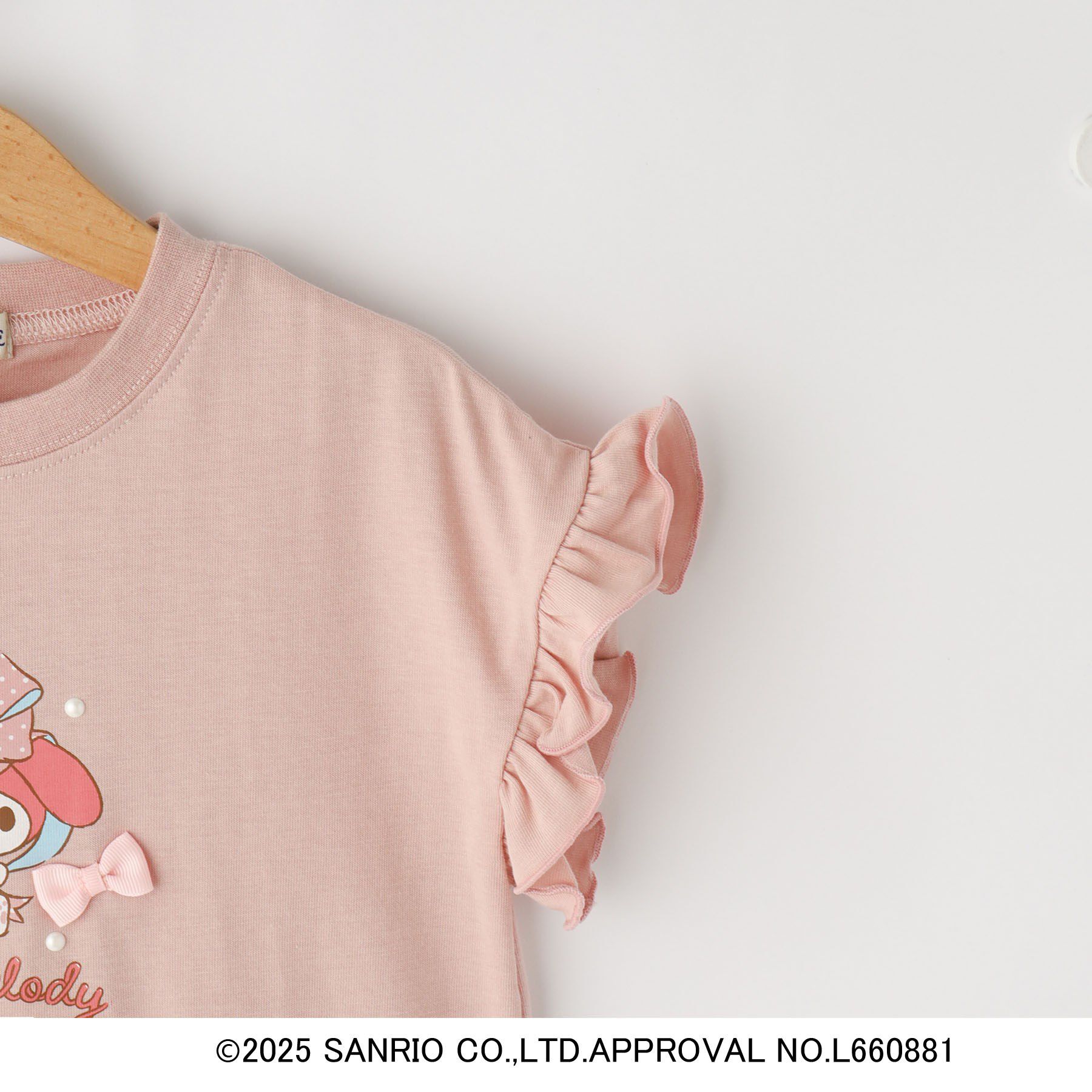 SHOO･LA･RUE「【サンリオキャラクターズ】袖フリルTシャツ」|Tシャツ・カットソー|