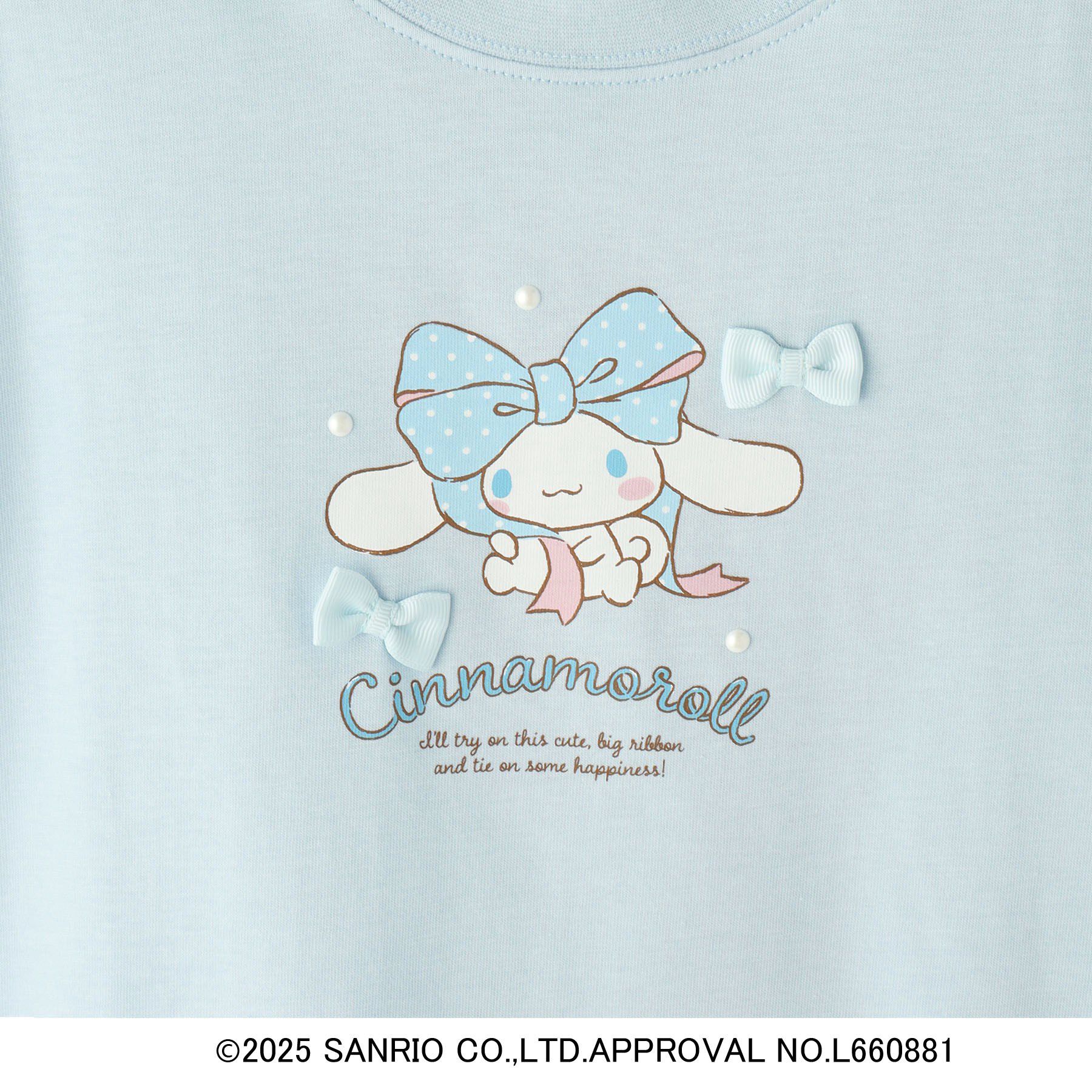 SHOO･LA･RUE「【サンリオキャラクターズ】袖フリルTシャツ」|Tシャツ・カットソー|