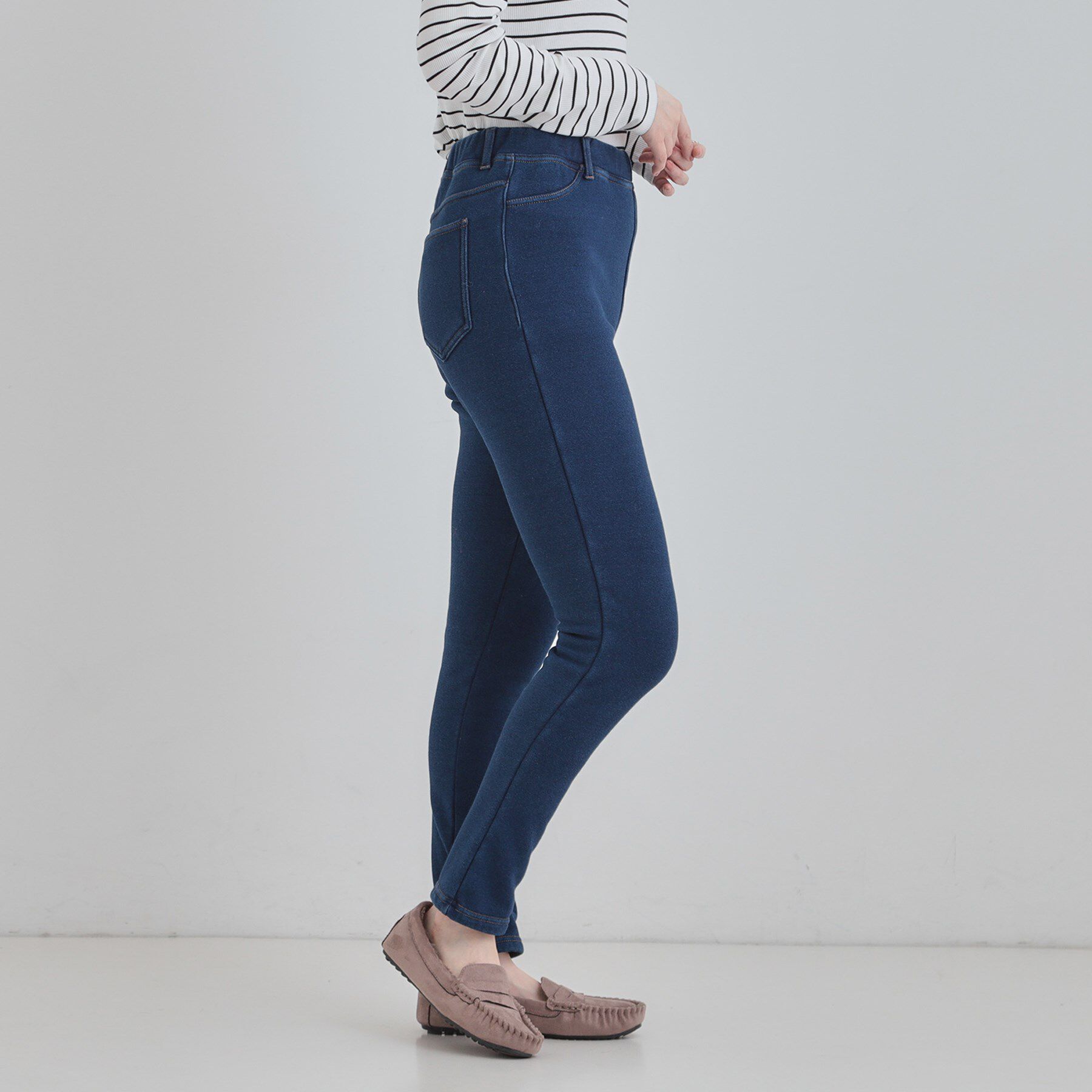 SHOO･LA･RUE「【あったか】裏シャギーデニム風レギンス」|その他|