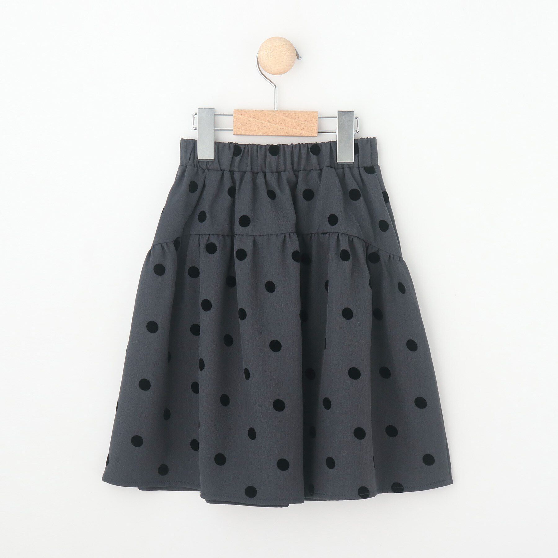 Dessin「【リンクコーデ】フロッキードットプリントスカート」|スカート|