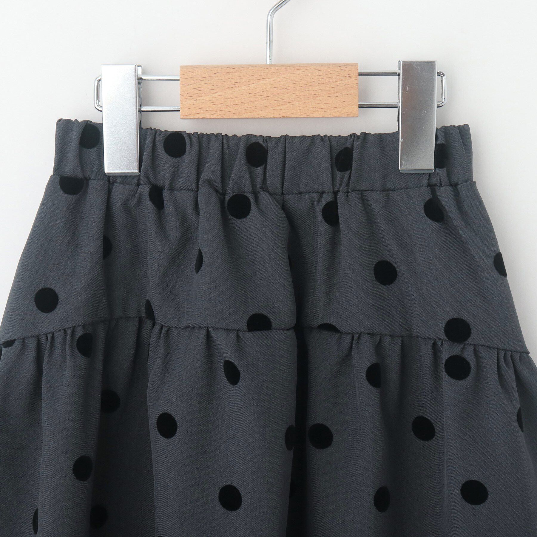 Dessin「【リンクコーデ】フロッキードットプリントスカート」|スカート|