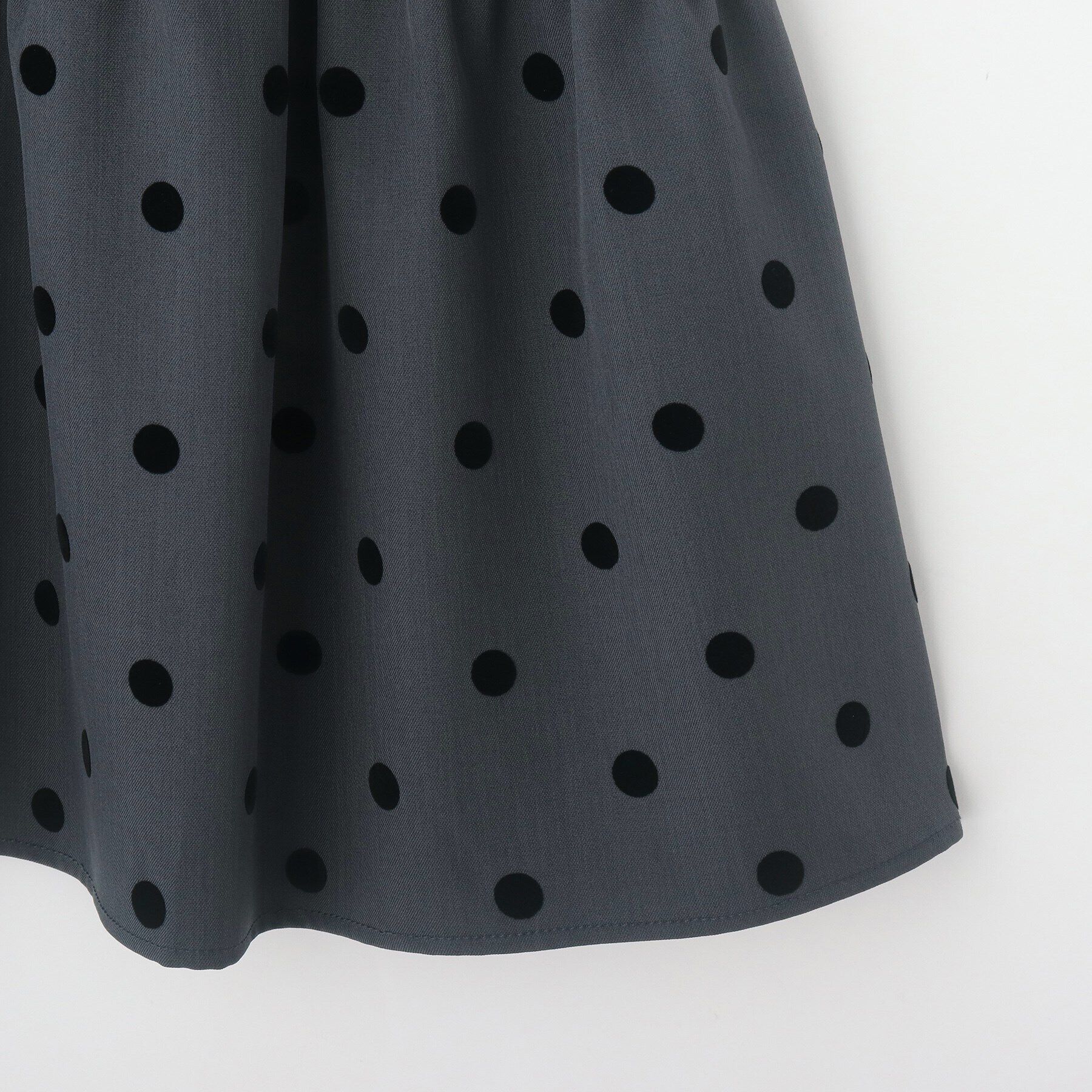 Dessin「【リンクコーデ】フロッキードットプリントスカート」|スカート|