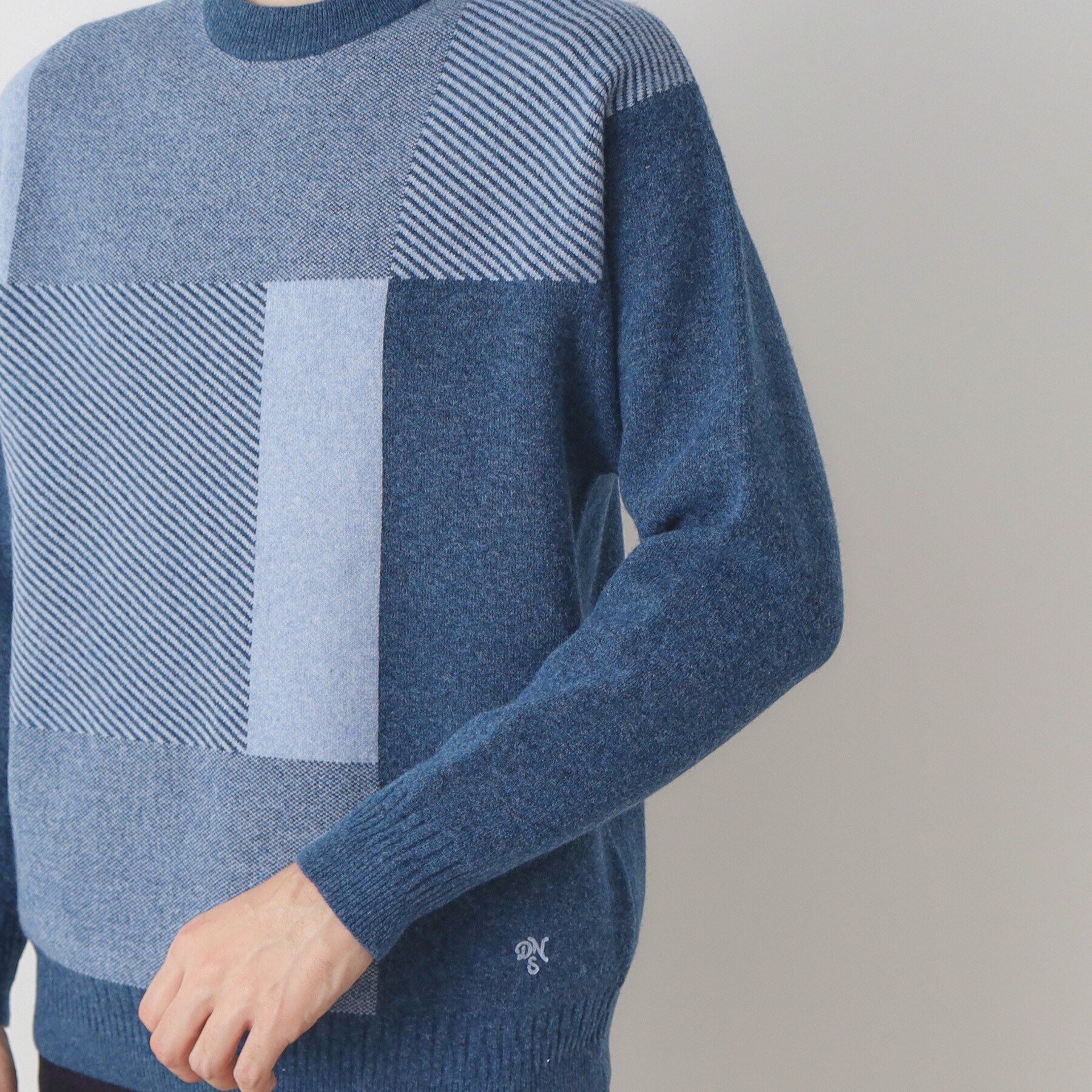 Dessin「ブロッキングジャカードニット」|ニット・セーター|