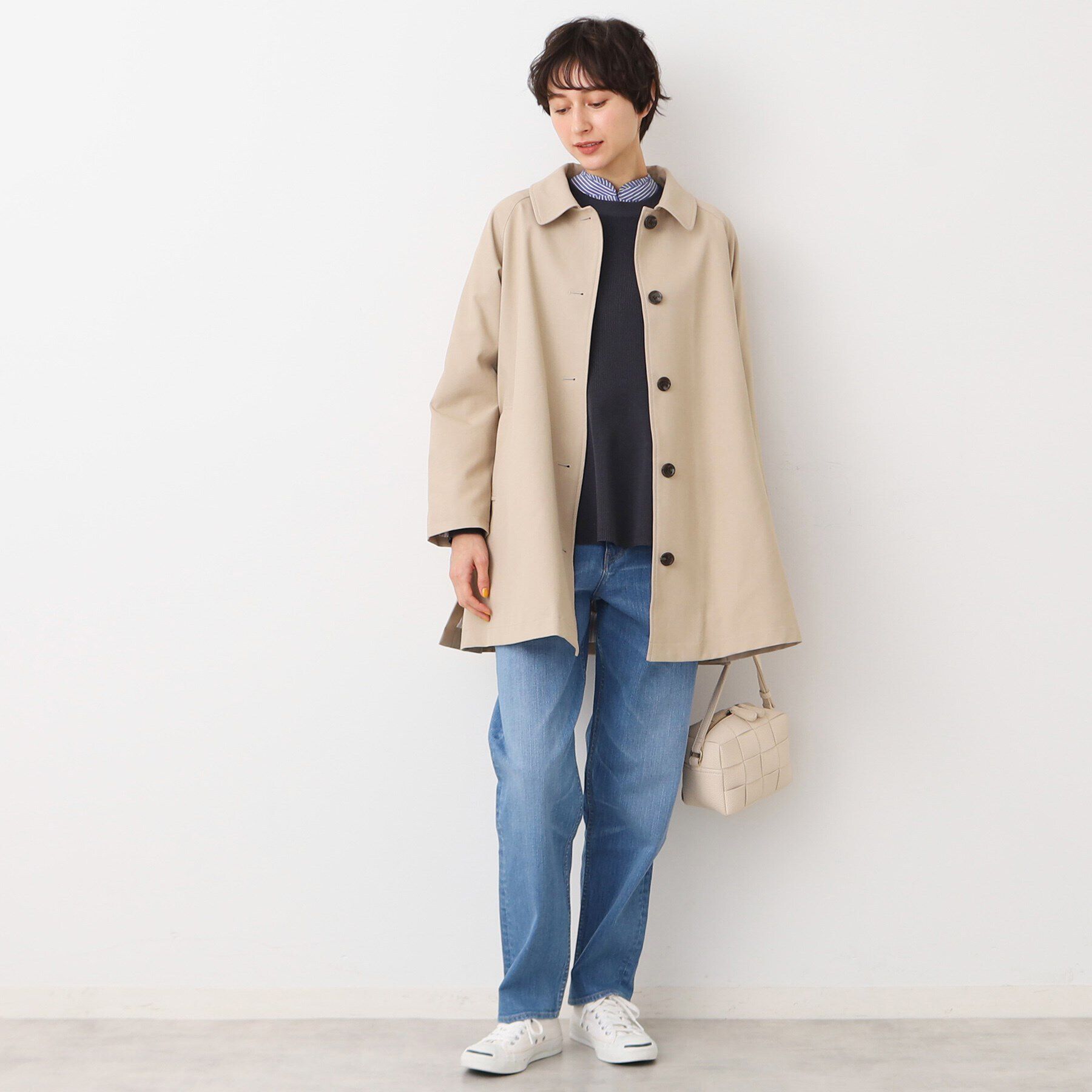 Dessin「【撥水】ステンカラーテントラインコート」|ステンカラーコート|