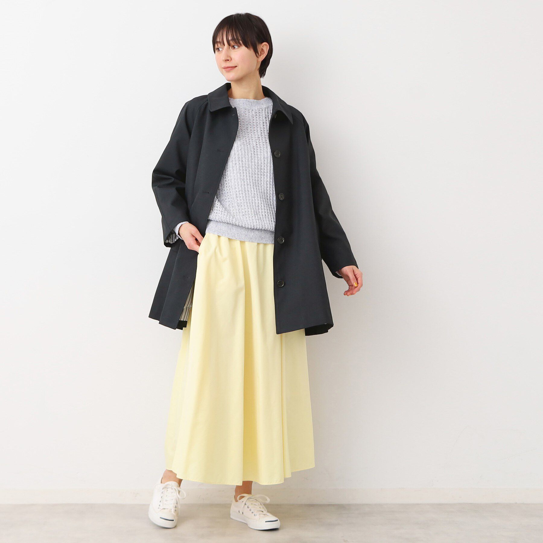 Dessin「【撥水】ステンカラーテントラインコート」|ステンカラーコート|