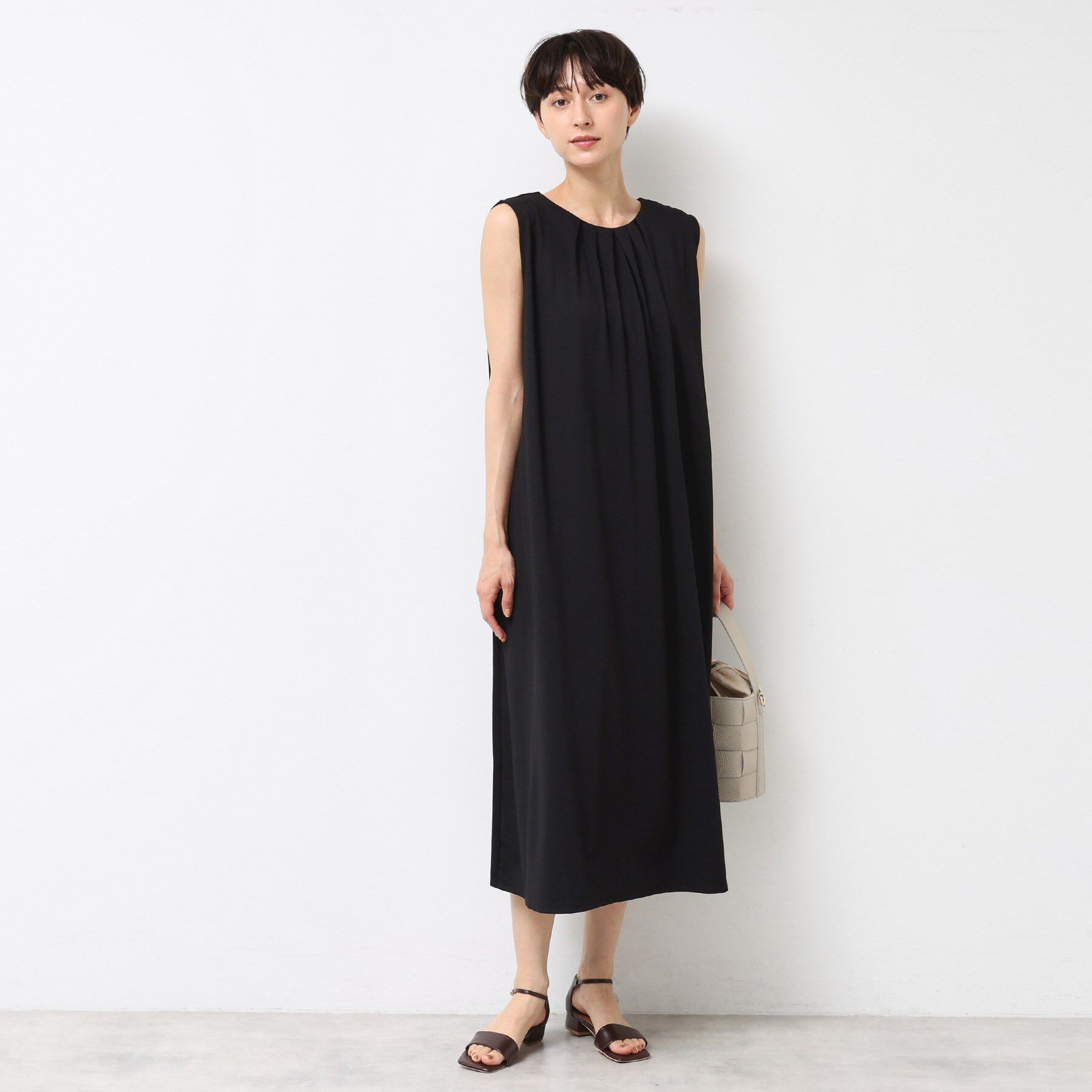 Dessin「【接触冷感】スムースポンチワンピース」|ワンピース|