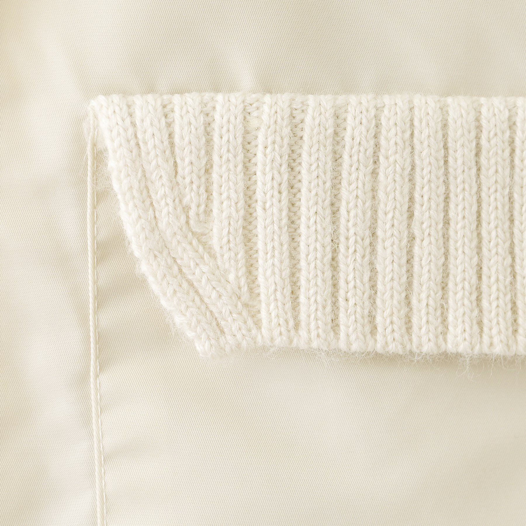 Dessin「【洗える】異素材ミックスジップブルゾン」|ブルゾン・スタジャン|