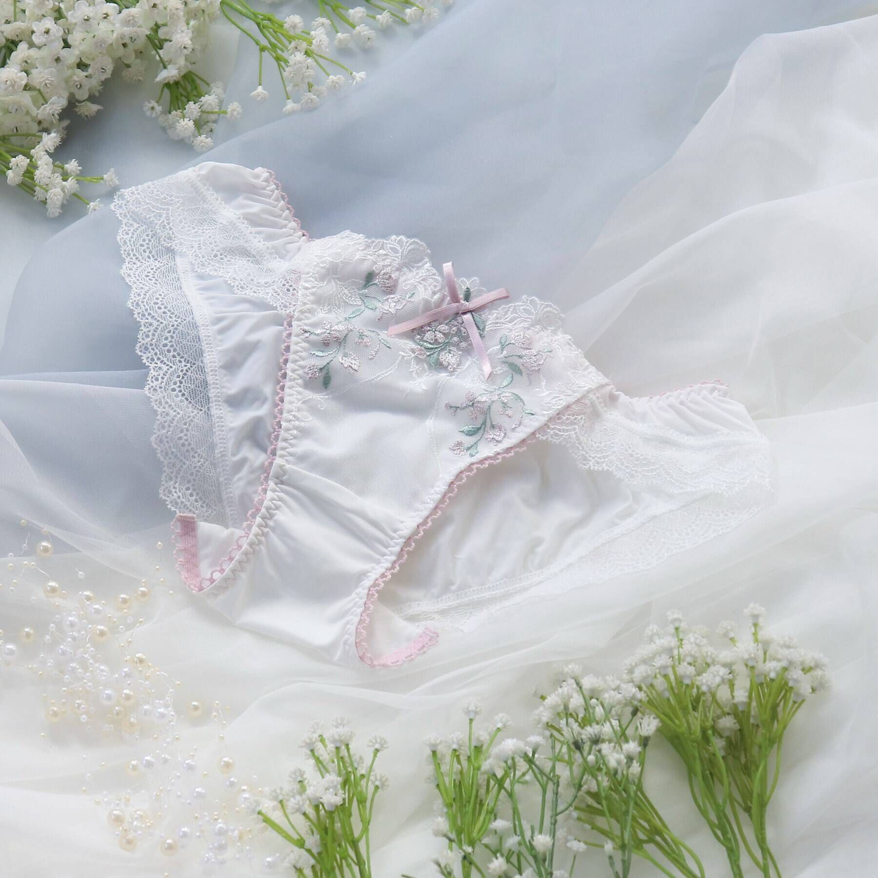 Risa Magli「リリヤ ノーマルショーツ」|インナー|アイボリー(004)