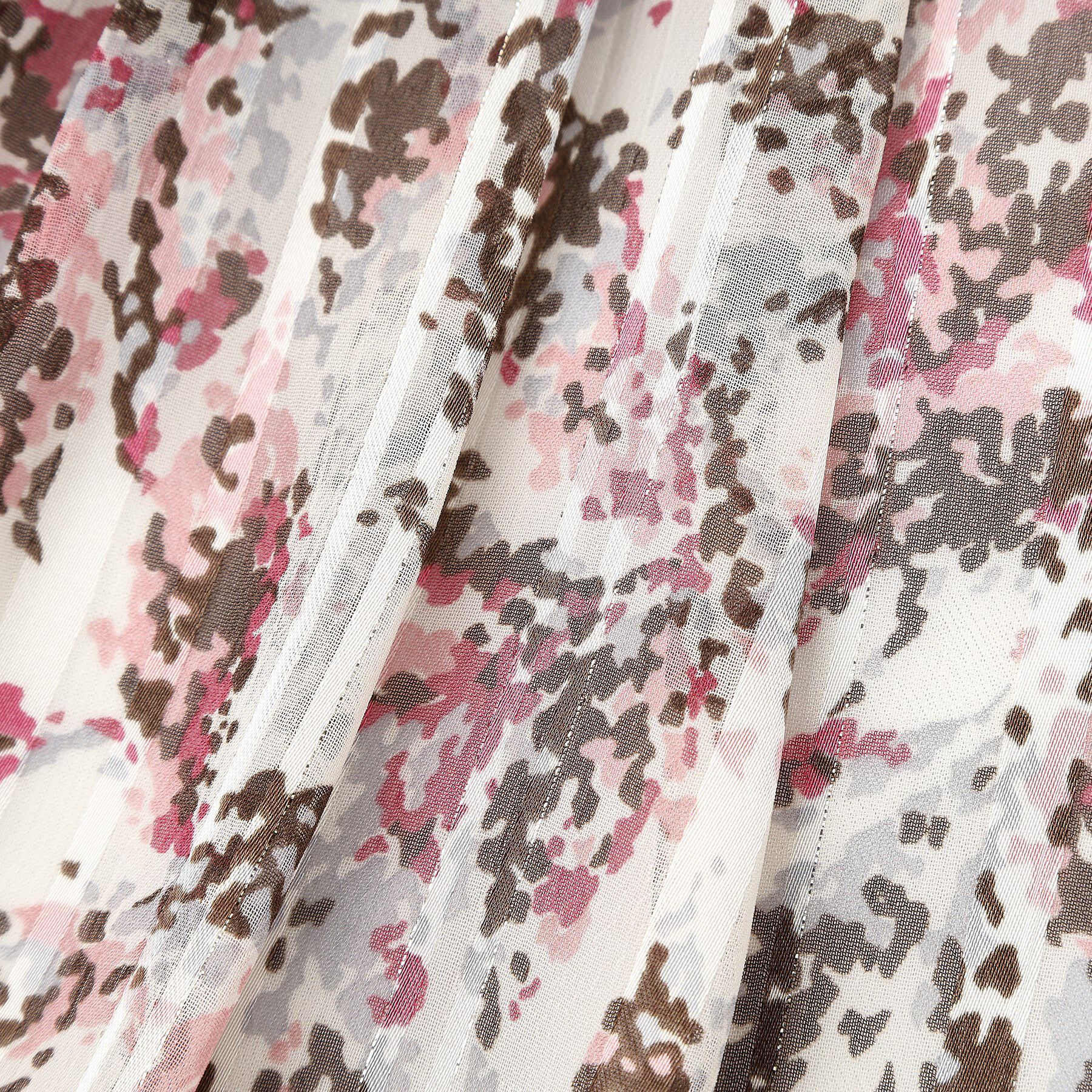 ITS&rsquo;DEMO「【手洗い可／セットアップ可】ラメストライプ7分袖ブラウス」|シャツ・ブラウス|