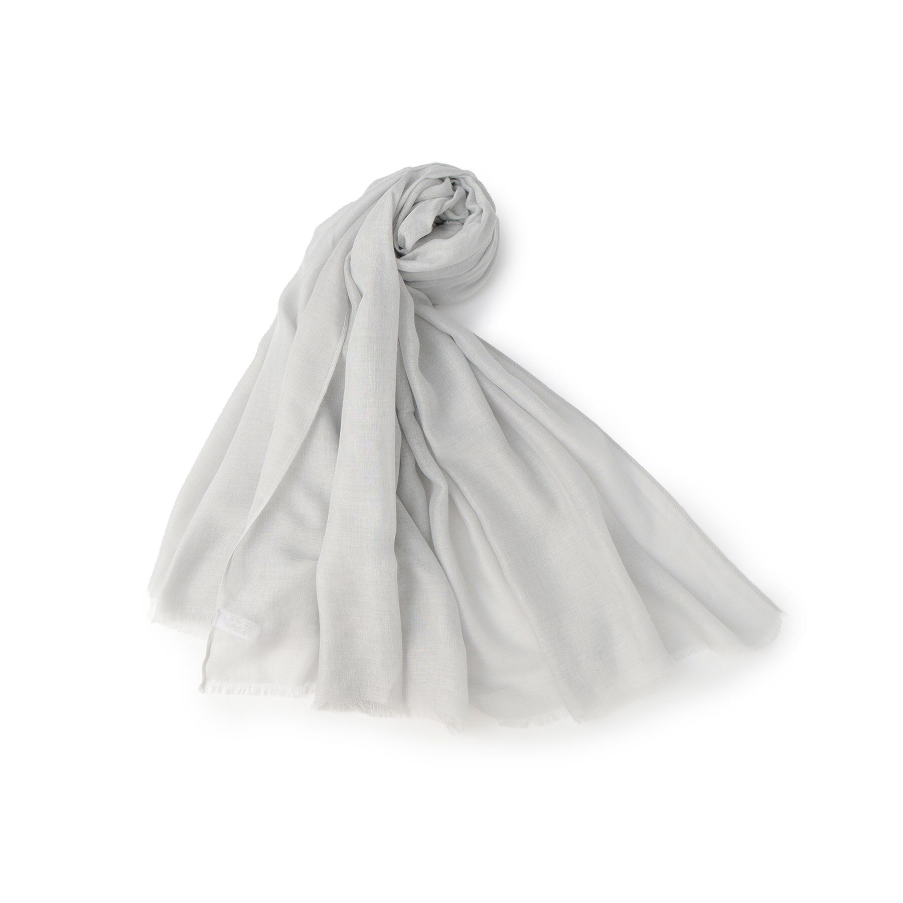 ITS&rsquo;DEMO「【洗濯可】カラーラージストール」|ストール|グレー(012)