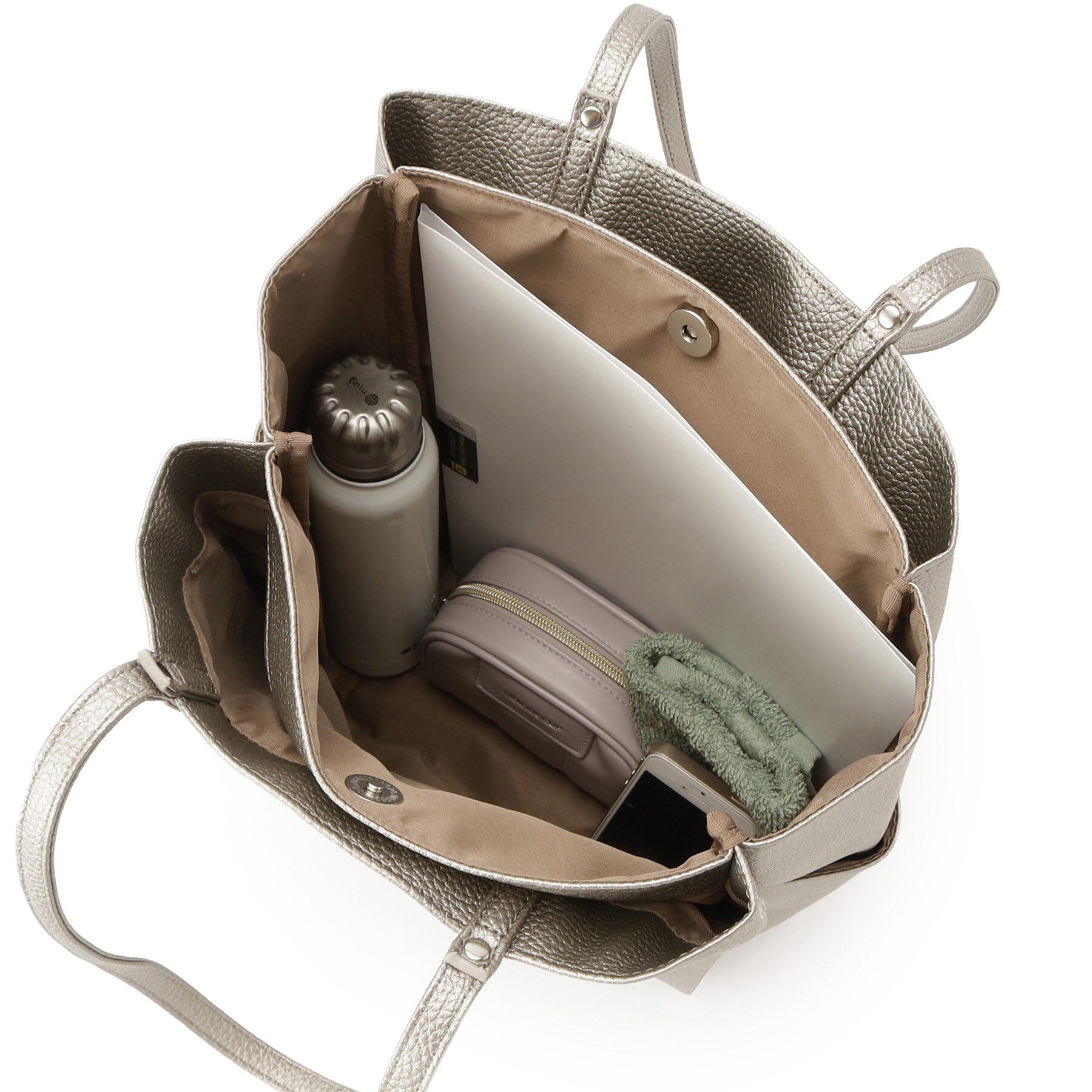 ITS&rsquo;DEMO「【A4対応】縦型三層トート」|トートバッグ|