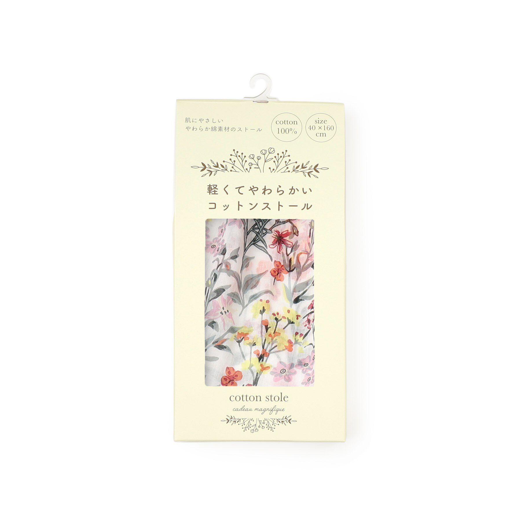 ITS&rsquo;DEMO「【洗濯可】フラワーコットンストール」|ストール|
