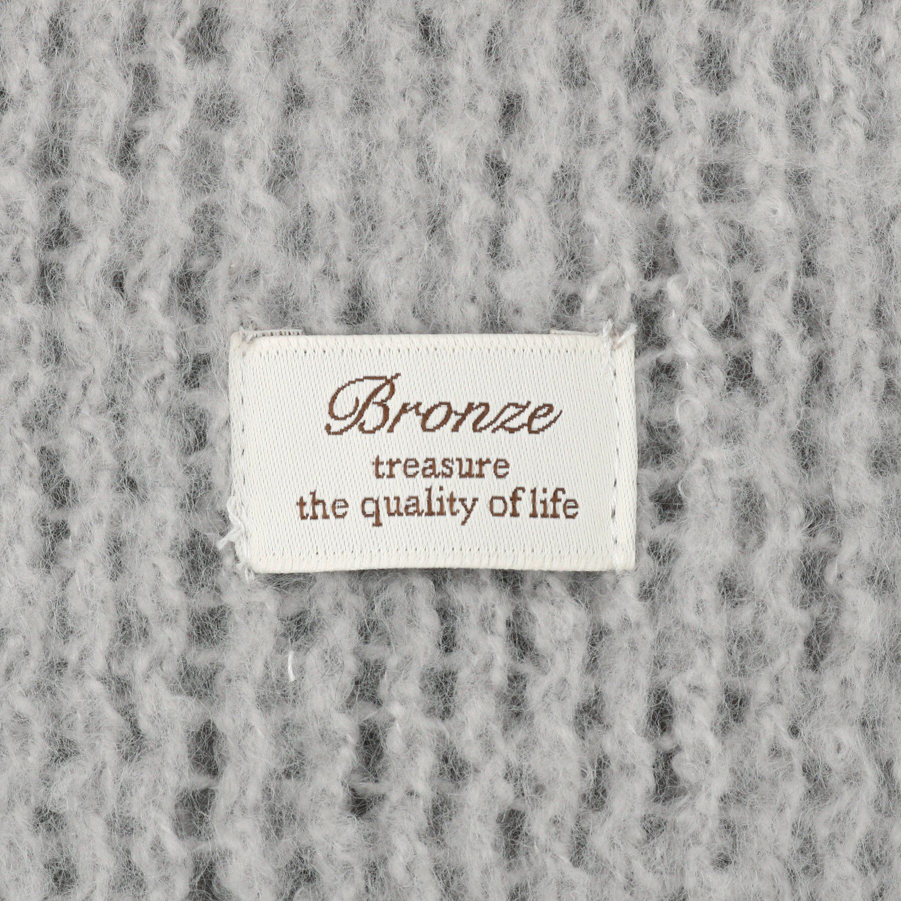 ITS&rsquo;DEMO「【手洗い可】リブラッセル無地ストール」|ストール|