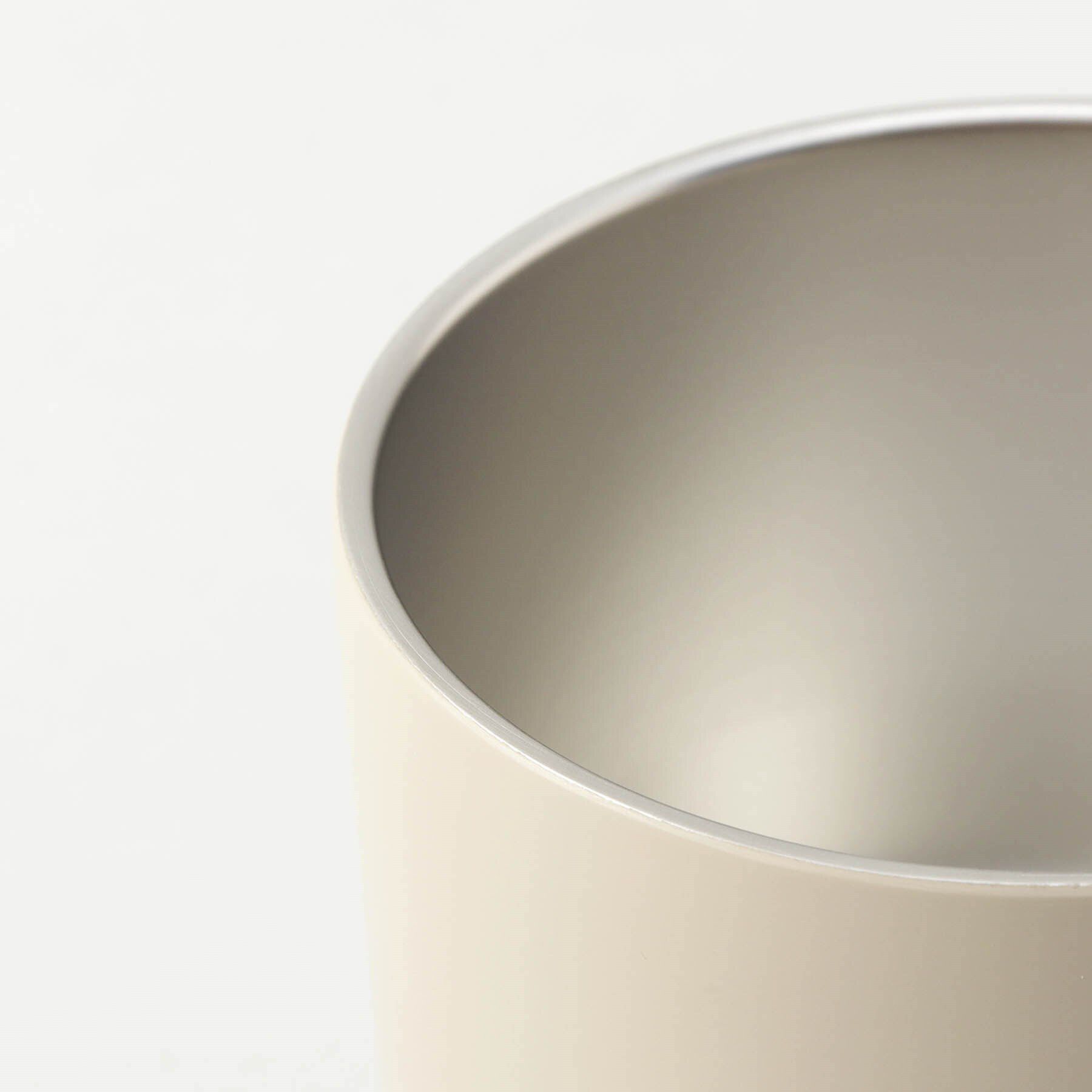 212 KITCHEN STORE「グッドフィーリング ステンレスマグ ベージュ フタ付」|グラス・マグカップ|