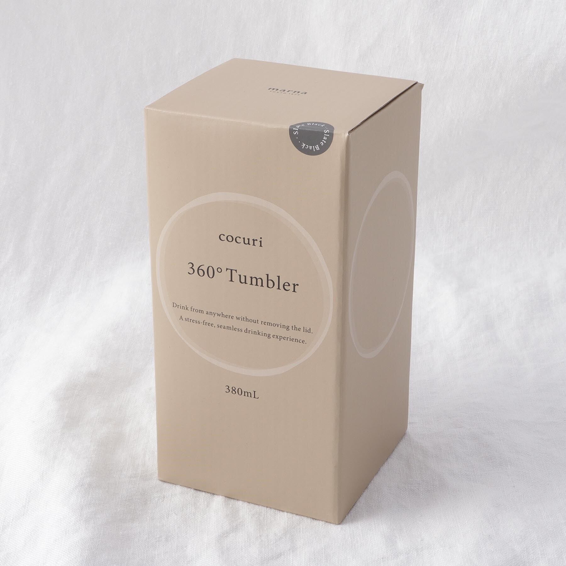 212 KITCHEN STORE「360&deg;タンブラー BK ＜marna マーナ＞」|グラス・マグカップ|