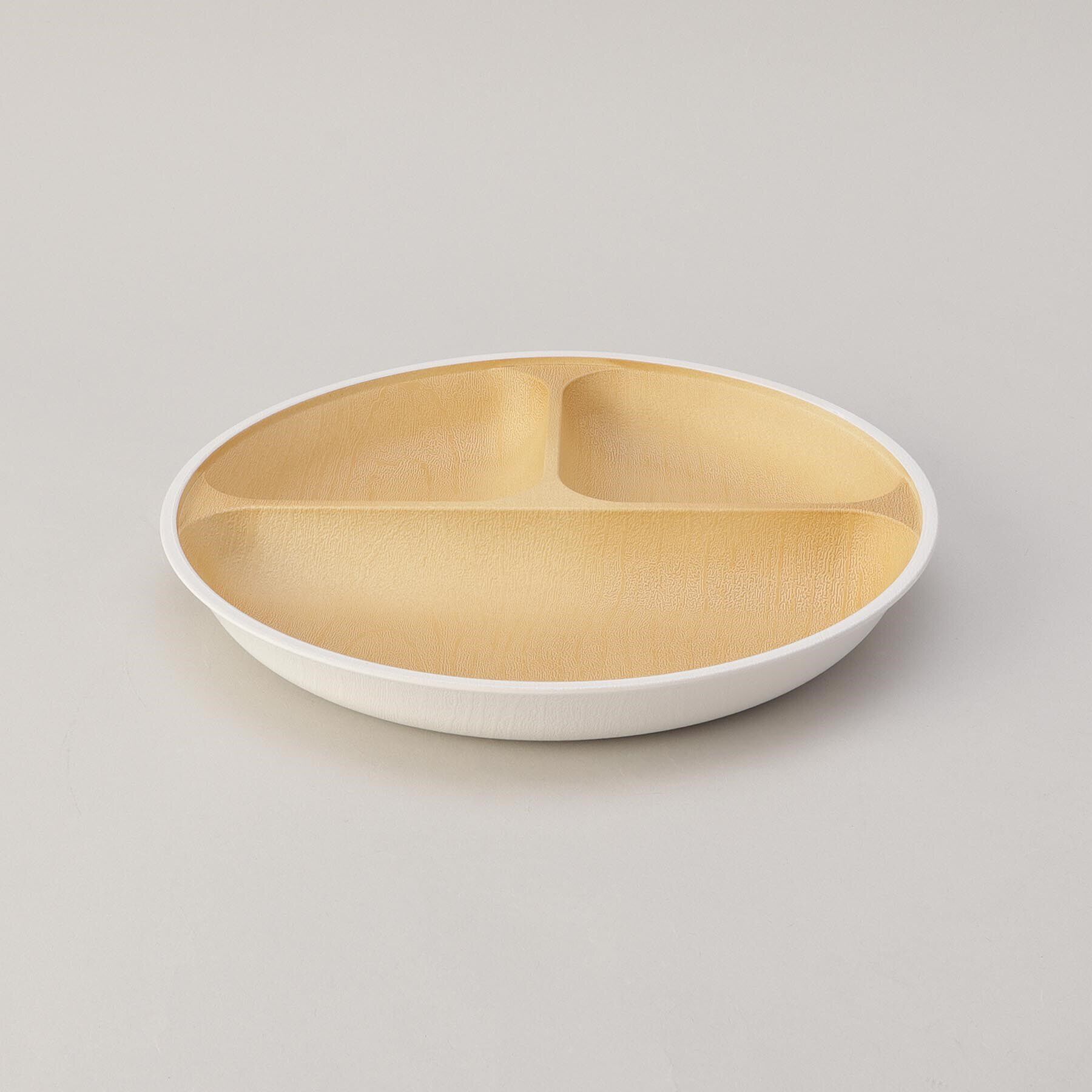 212 KITCHEN STORE「earth color 抗菌すくえる 丸ランチプレート WH」|食器・キッチングッズ|