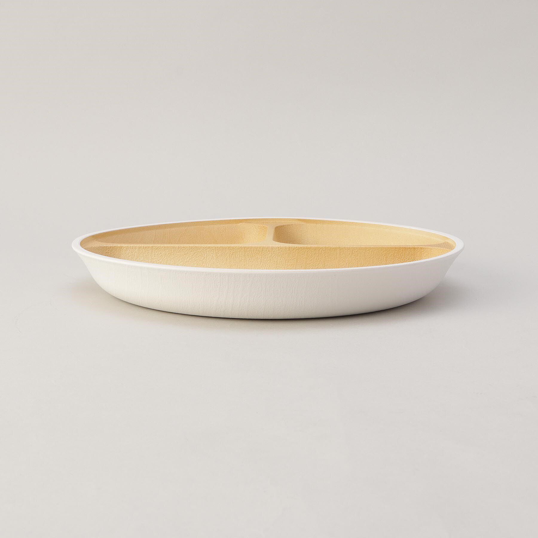212 KITCHEN STORE「earth color 抗菌すくえる 丸ランチプレート WH」|食器・キッチングッズ|