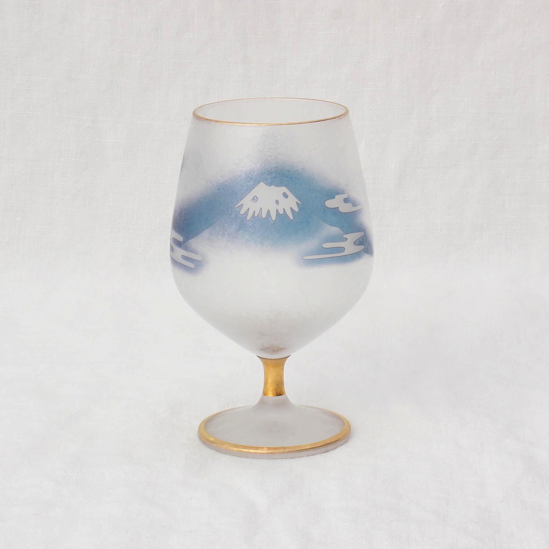 212 KITCHEN STORE「富士月兎図 脚付杯」|グラス・マグカップ|