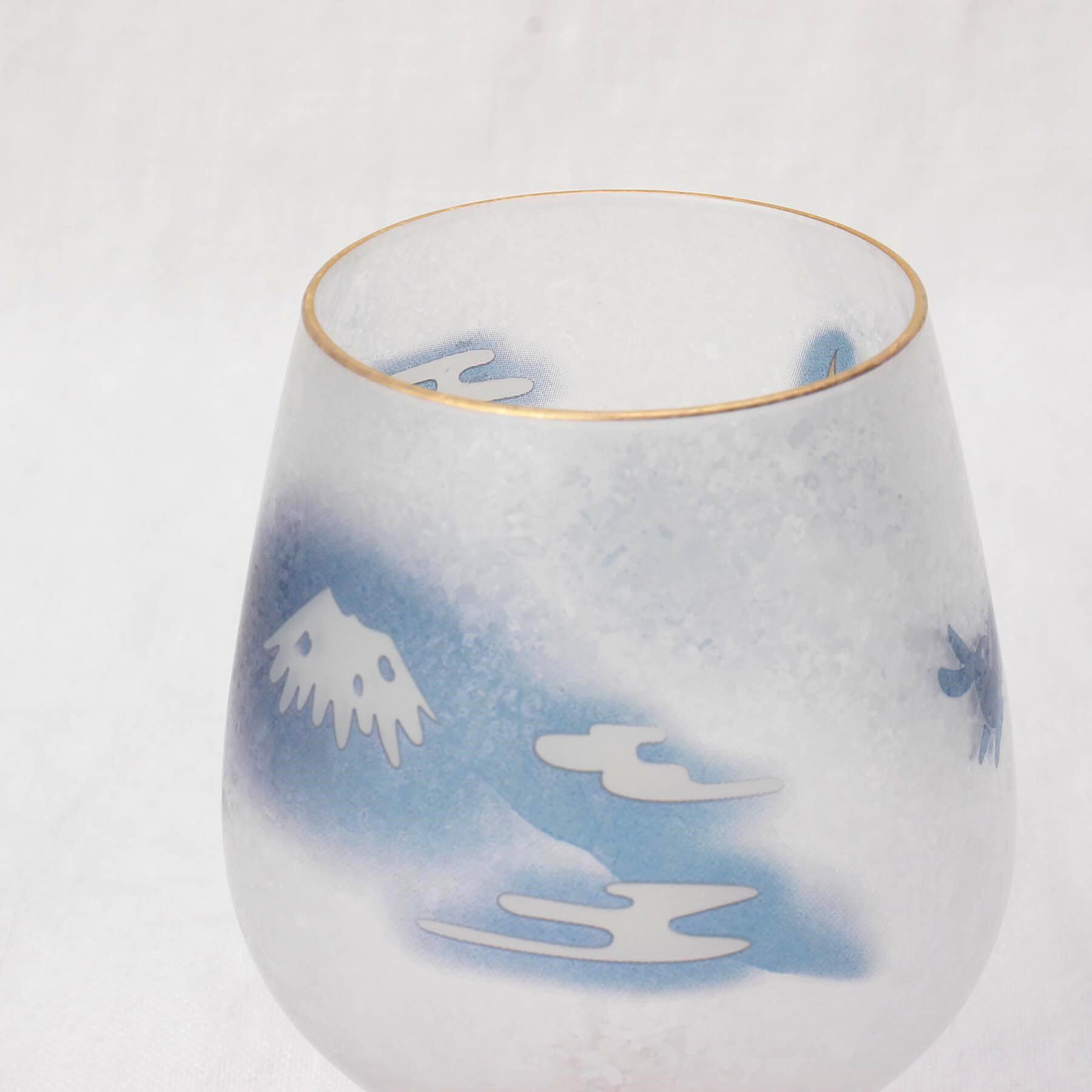 212 KITCHEN STORE「富士月兎図 脚付杯」|グラス・マグカップ|