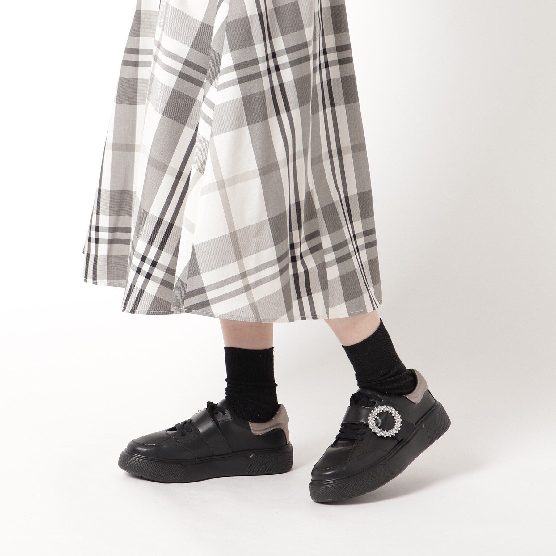 ESPERANZA「ビジューバックルスニーカー」|スニーカー|