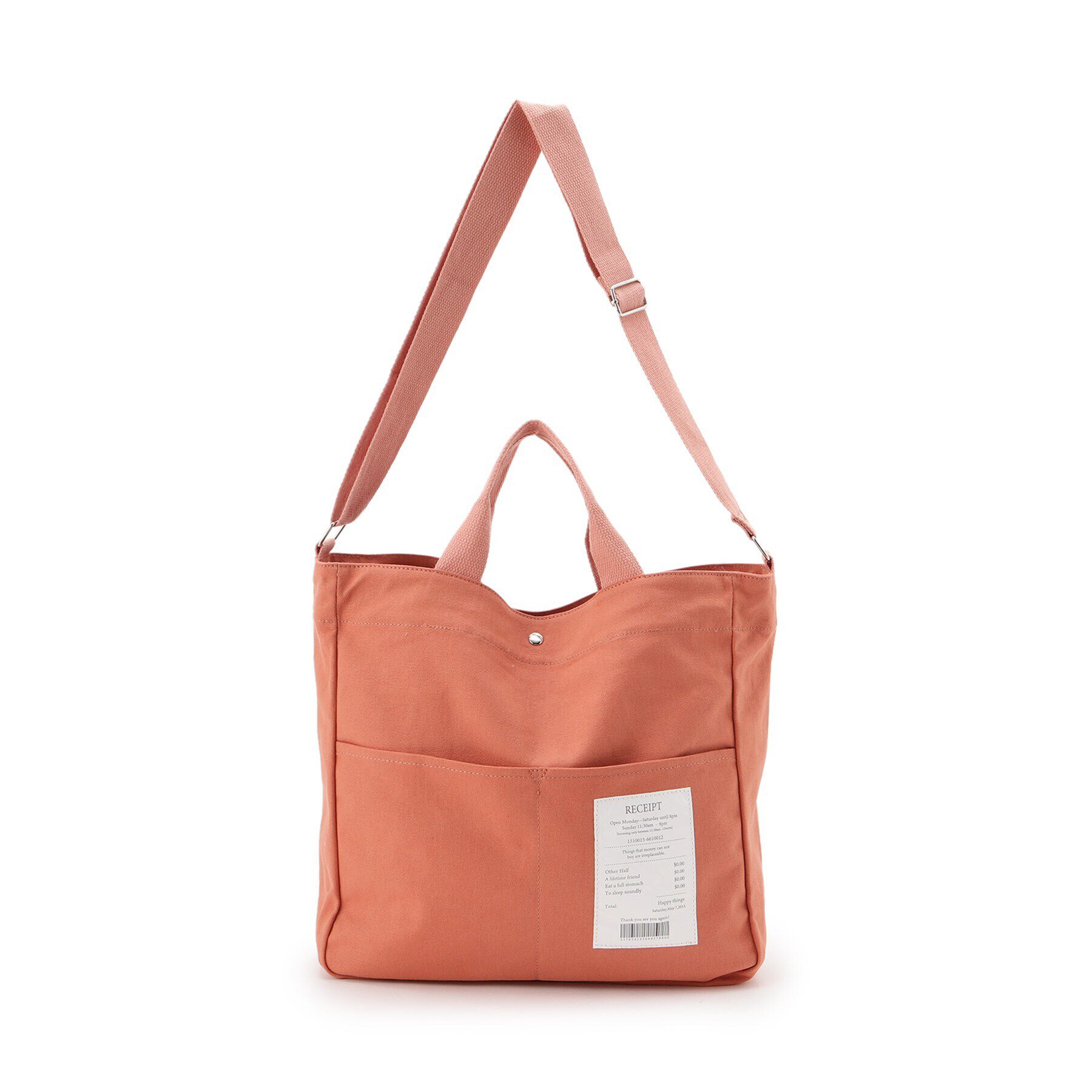 Ober Tashe「高評価レビュー！レシートコットン2WAYトート」|トートバッグ|