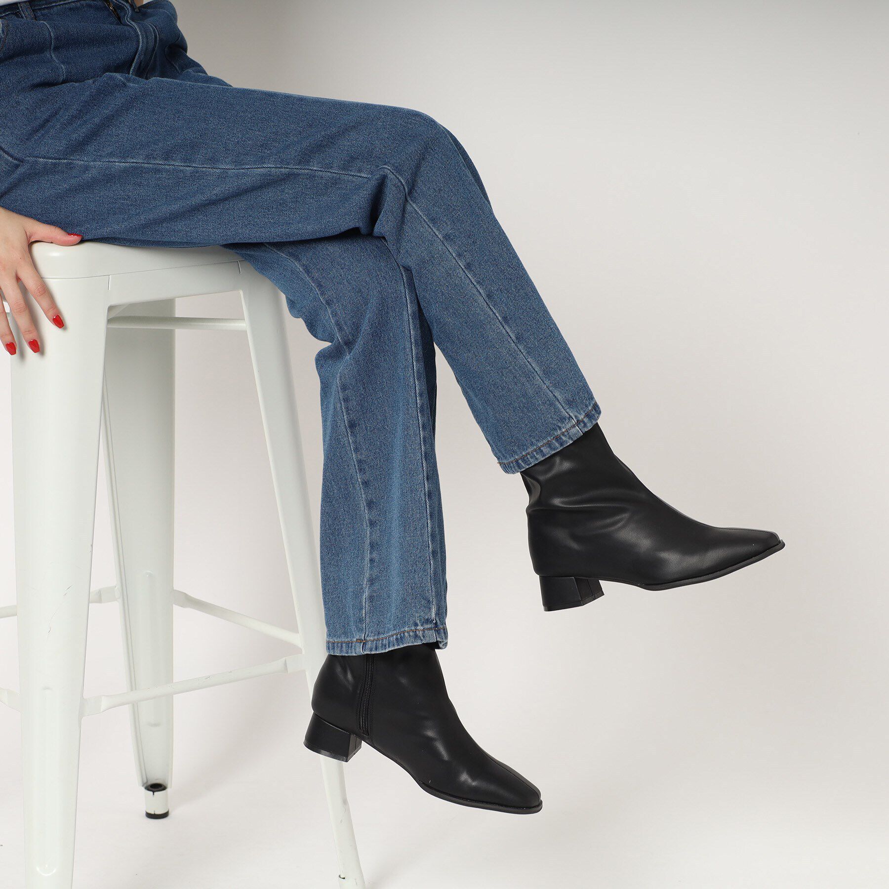 ESPERANZA「スクエアトゥショートブーツ【ESPERANZA_blanca】」|ショートブーツ|