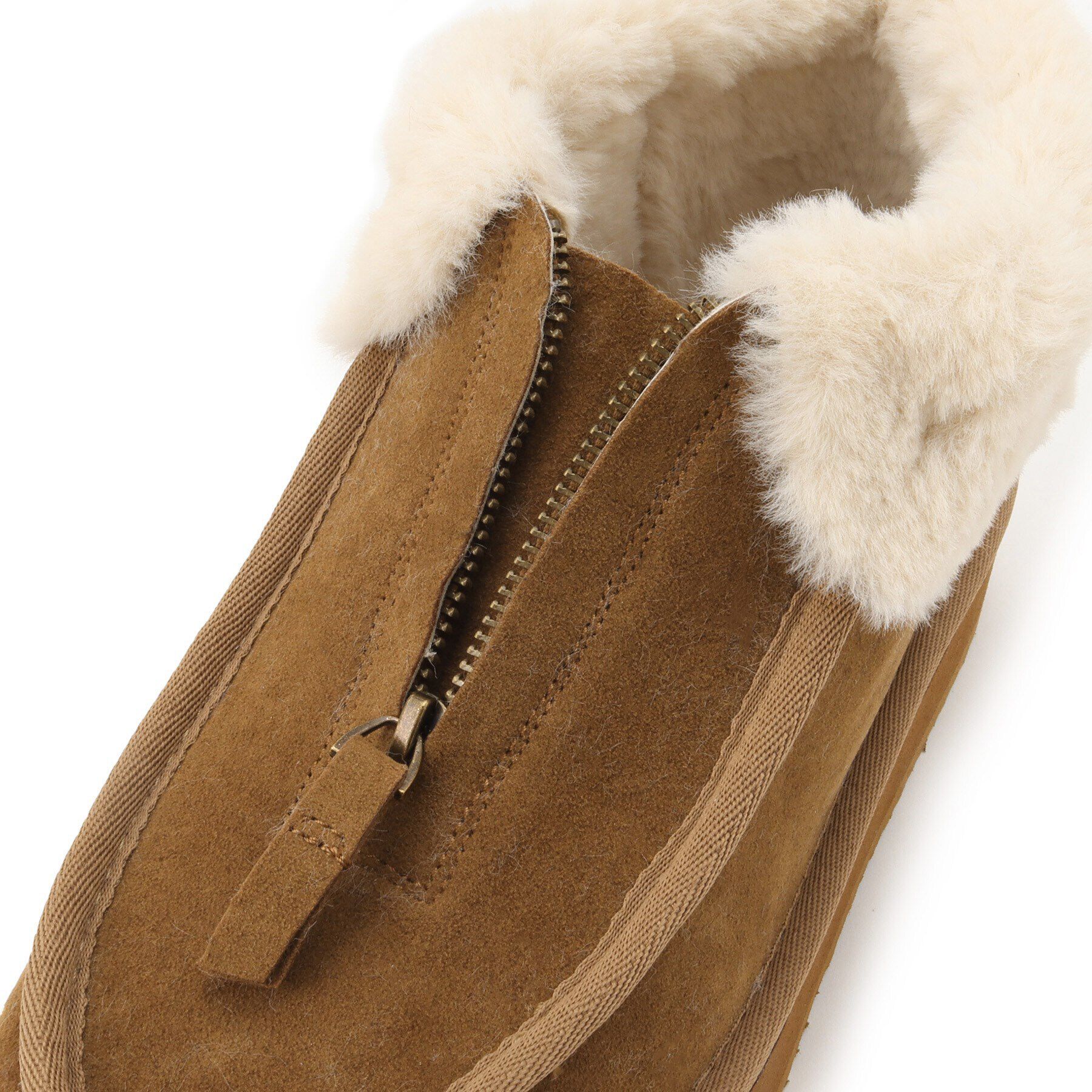 ESPERANZA「フロントジップボアショートブーツ」|ショートブーツ|