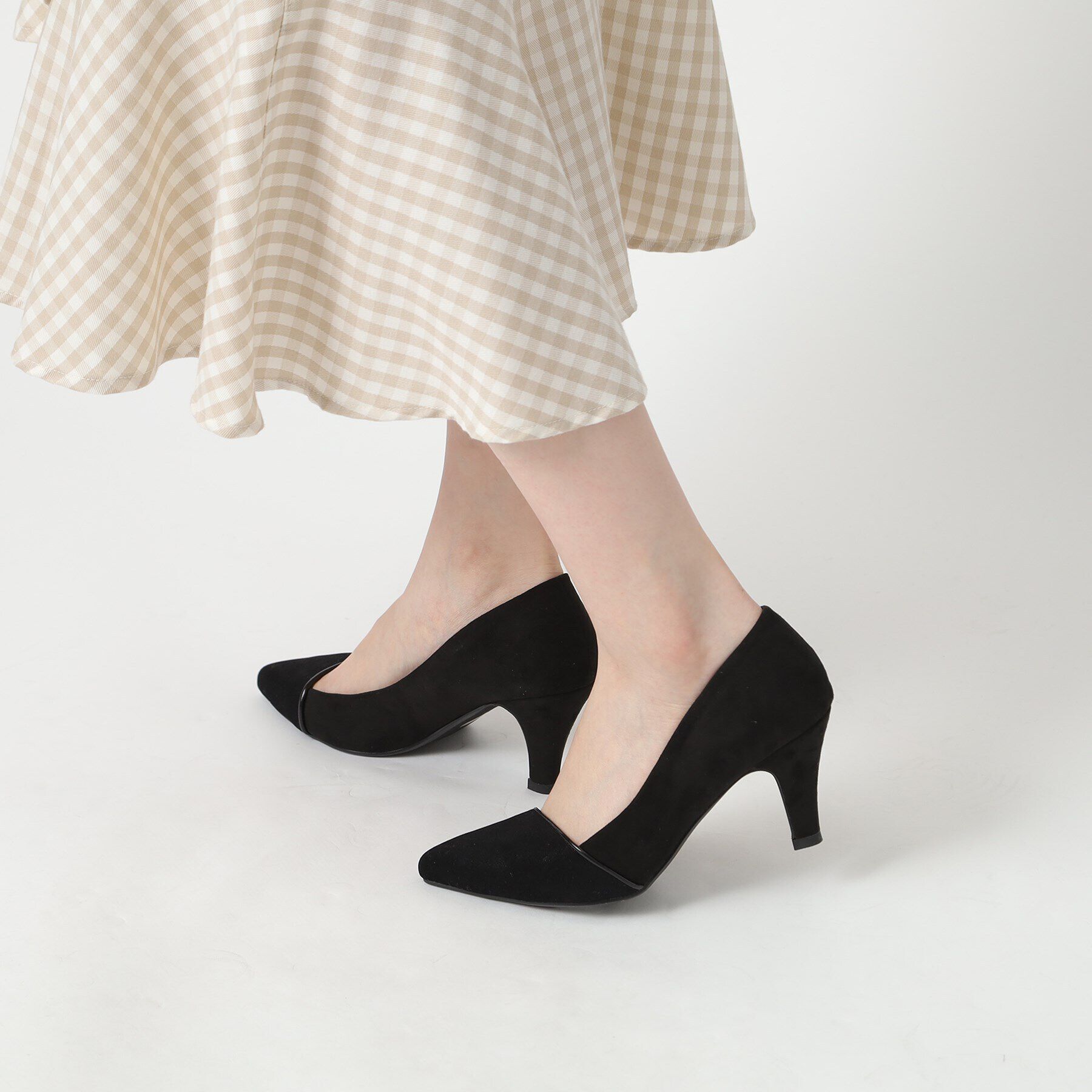 ESPERANZA「配色ポインテッドパンプス 結婚式二次会 パーティー 24SS」|パンプス|