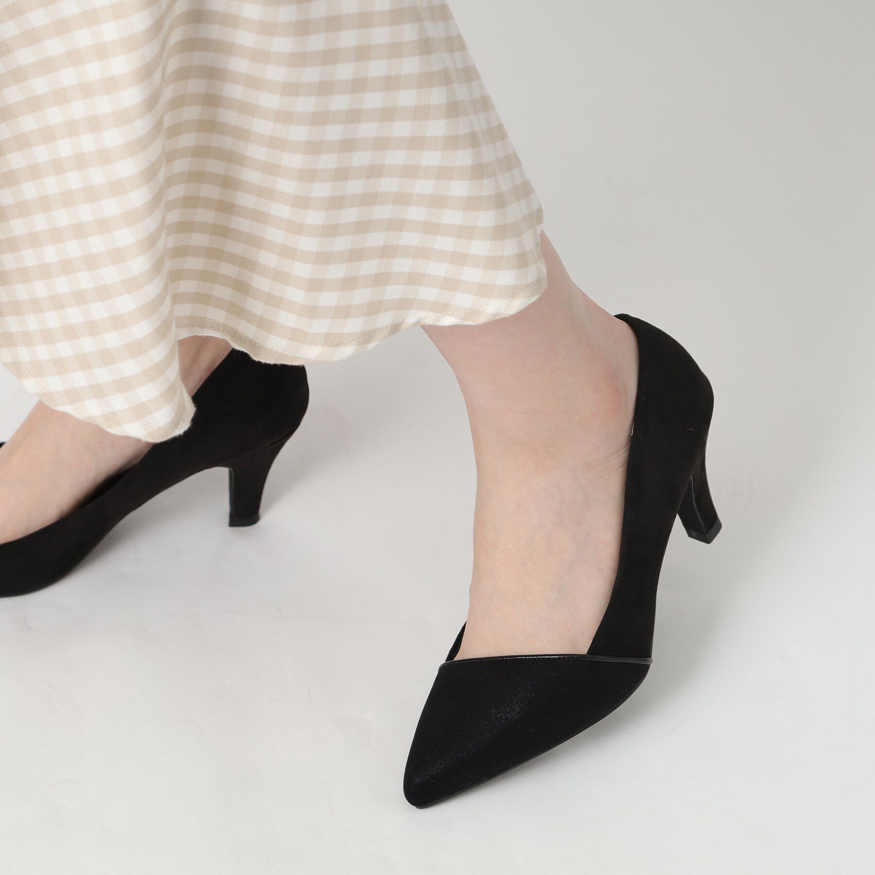 ESPERANZA「配色ポインテッドパンプス 結婚式二次会 パーティー 24SS」|パンプス|