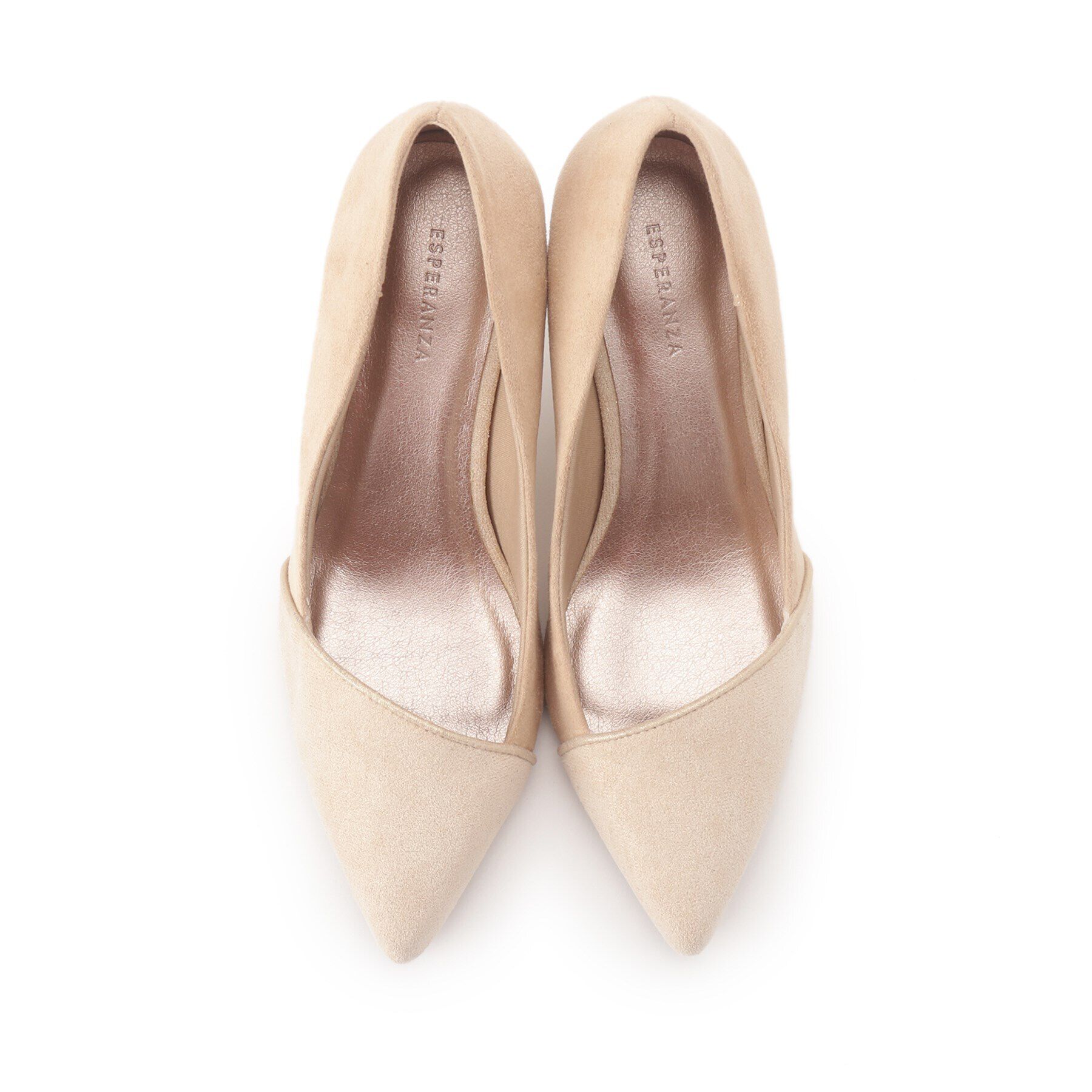 ESPERANZA「配色ポインテッドパンプス 結婚式二次会 パーティー 24SS」|パンプス|