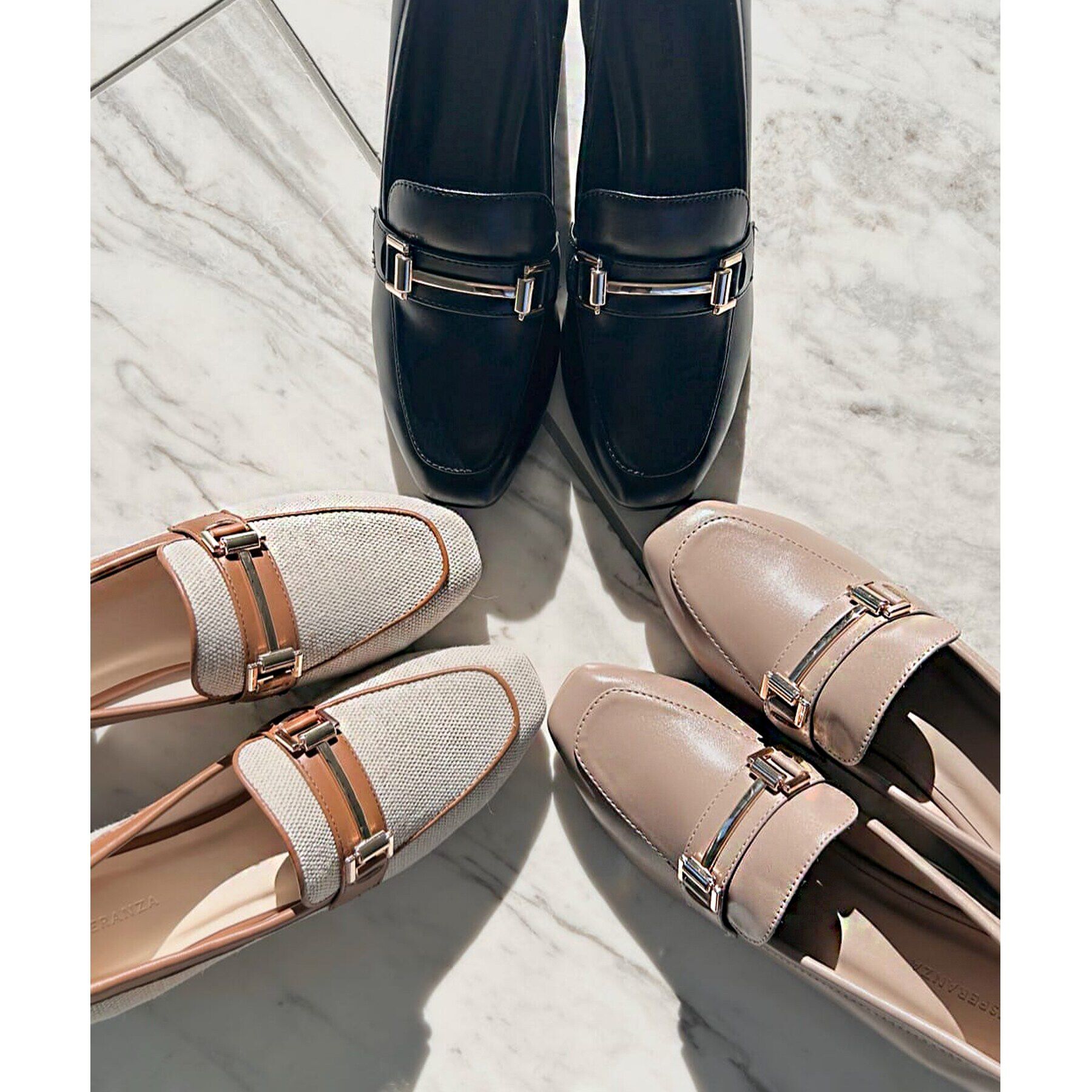 ESPERANZA「ブロックヒールローファー 24SS」|パンプス|