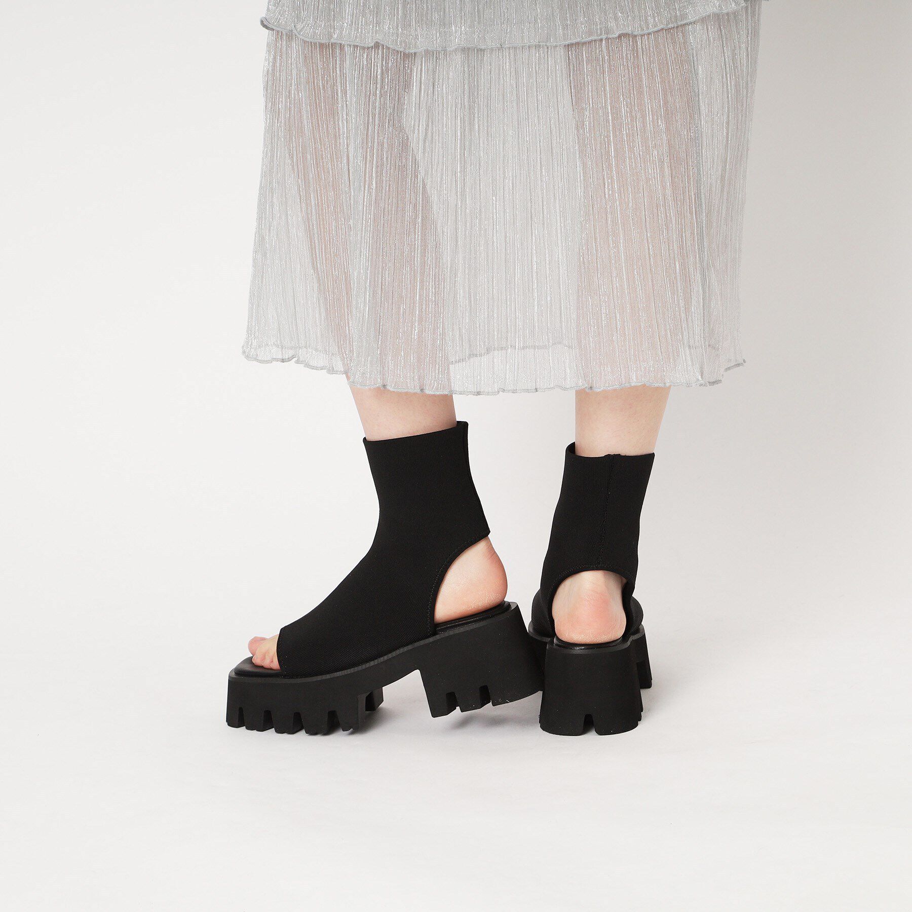 ESPERANZA「タンクソールニットブーサン 24SS」|ショートブーツ|