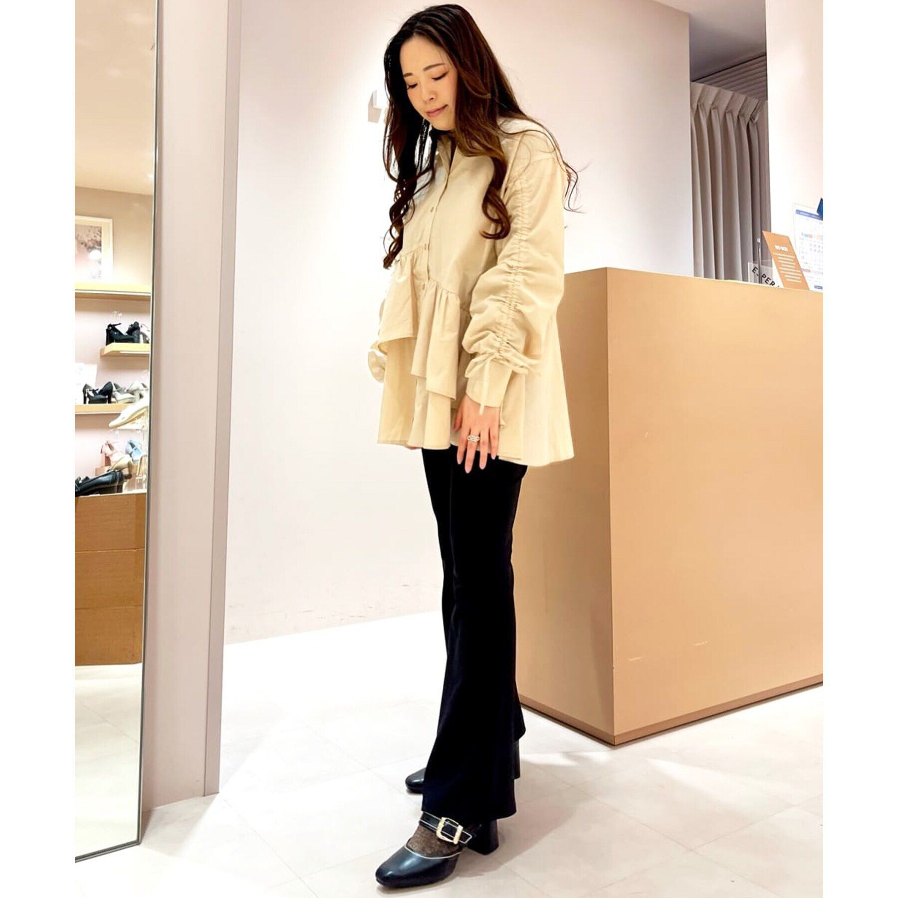 ESPERANZA「セパレートバックルパンプス 24SS」|パンプス|