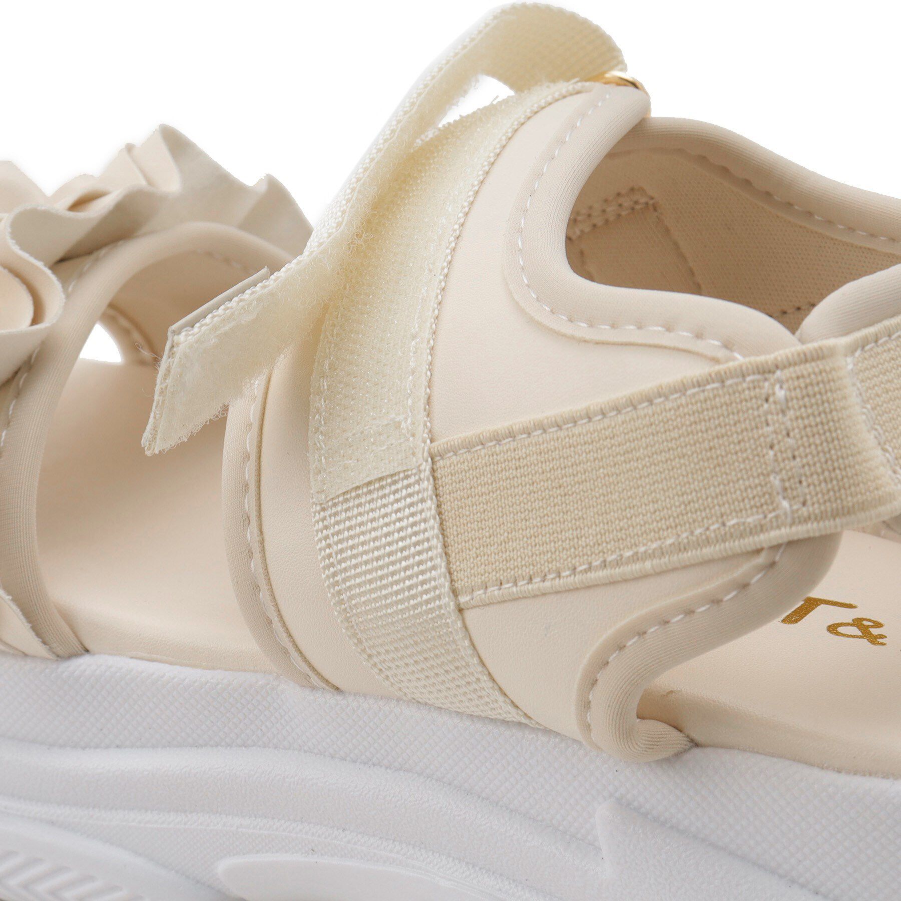 csT&P「厚底フリルスポサン」|サンダル|