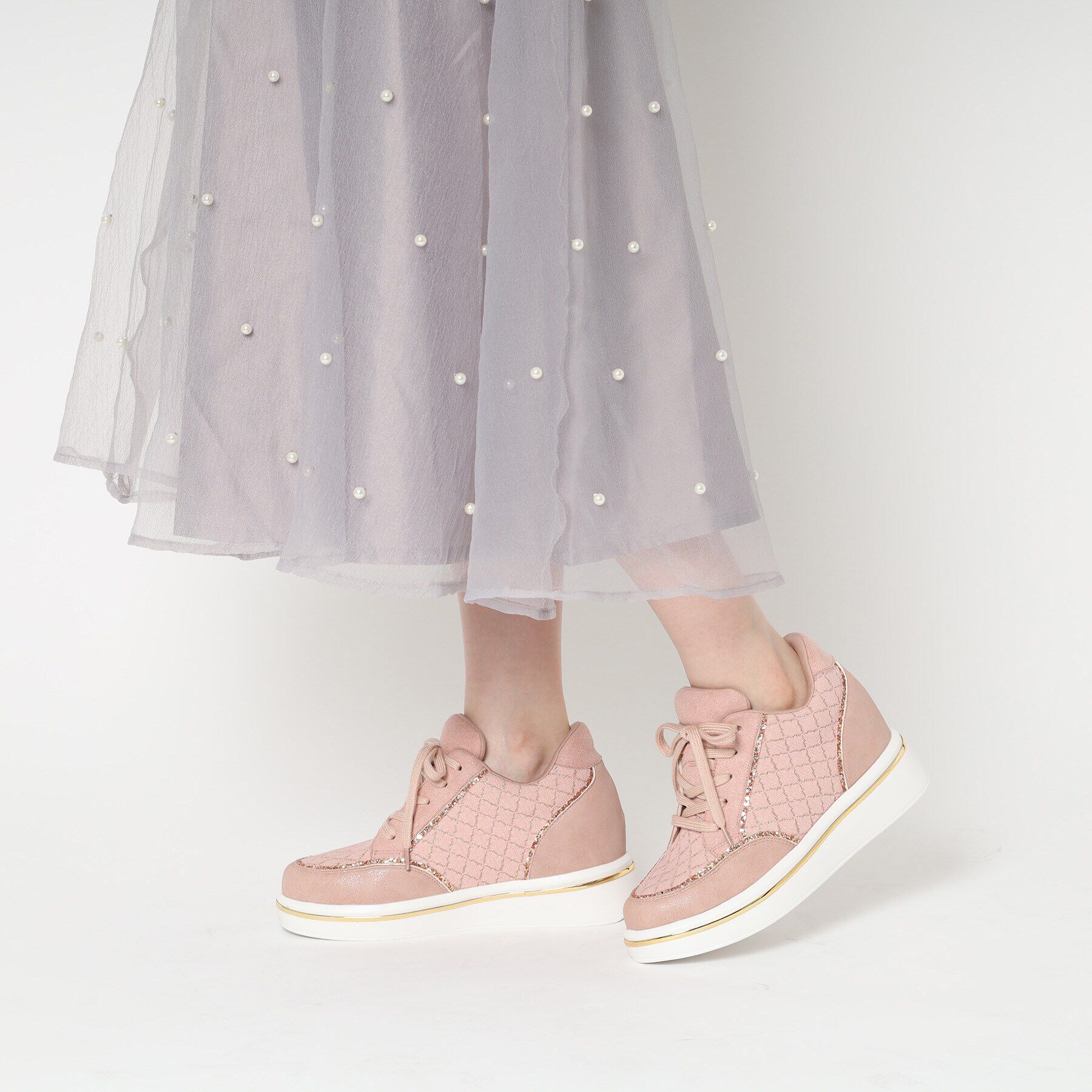 ESPERANZA「きゅんフィットレースインソールスニーカー」|スニーカー|