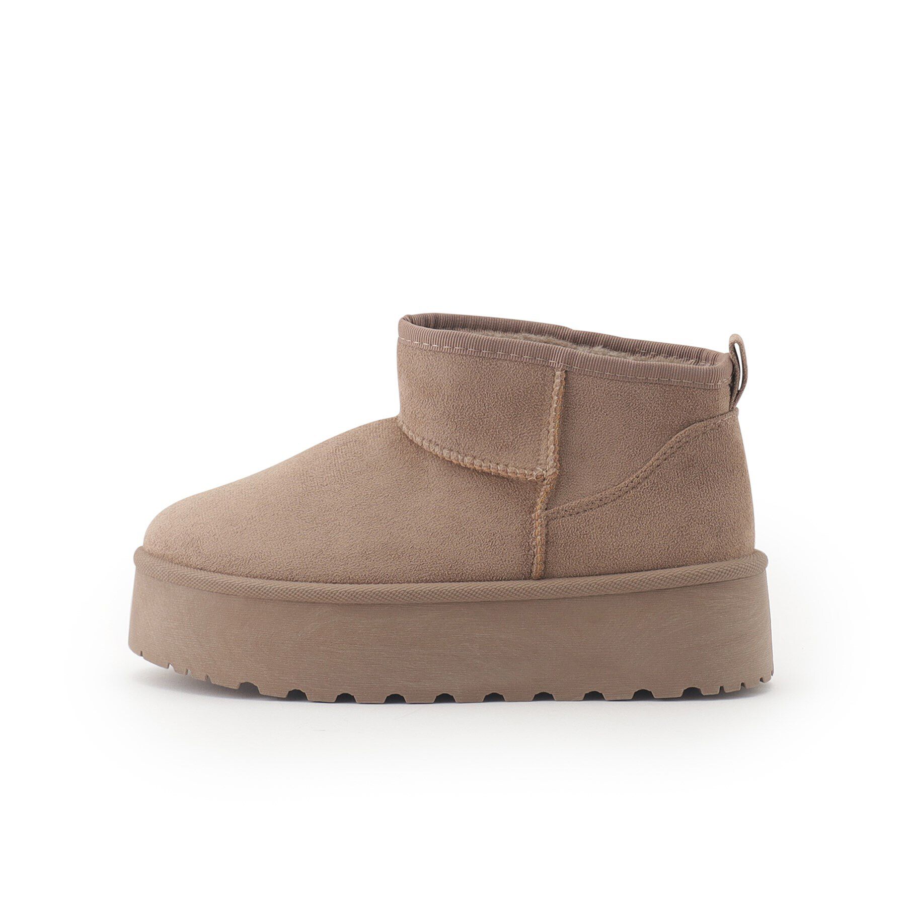 csT&P「厚底プレーンムートン」|ショートブーツ|