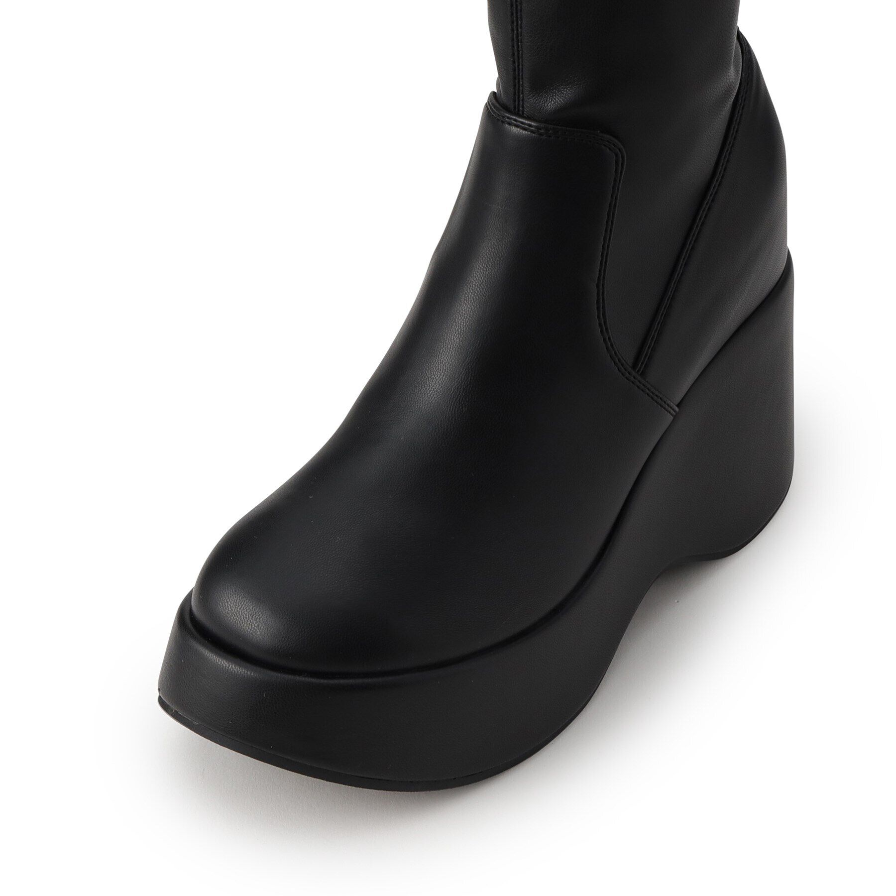 ESPERANZA「きゅんフィットインソールウェッジロングブーツ」|ショートブーツ|