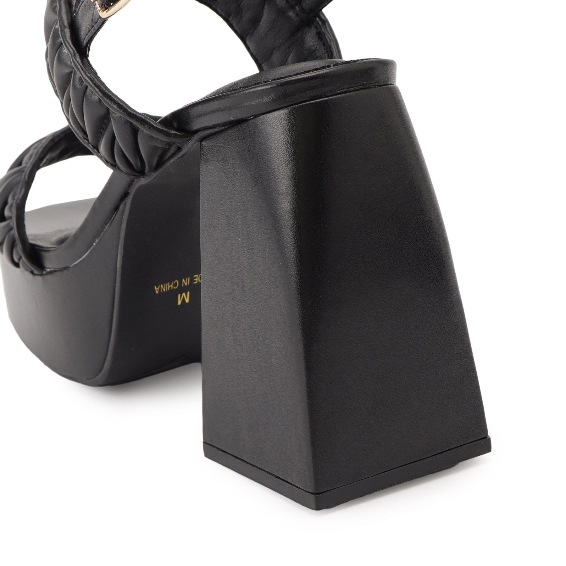 csT&P「ギャザーダブルベルト チャンキーヒールサンダル」|サンダル|