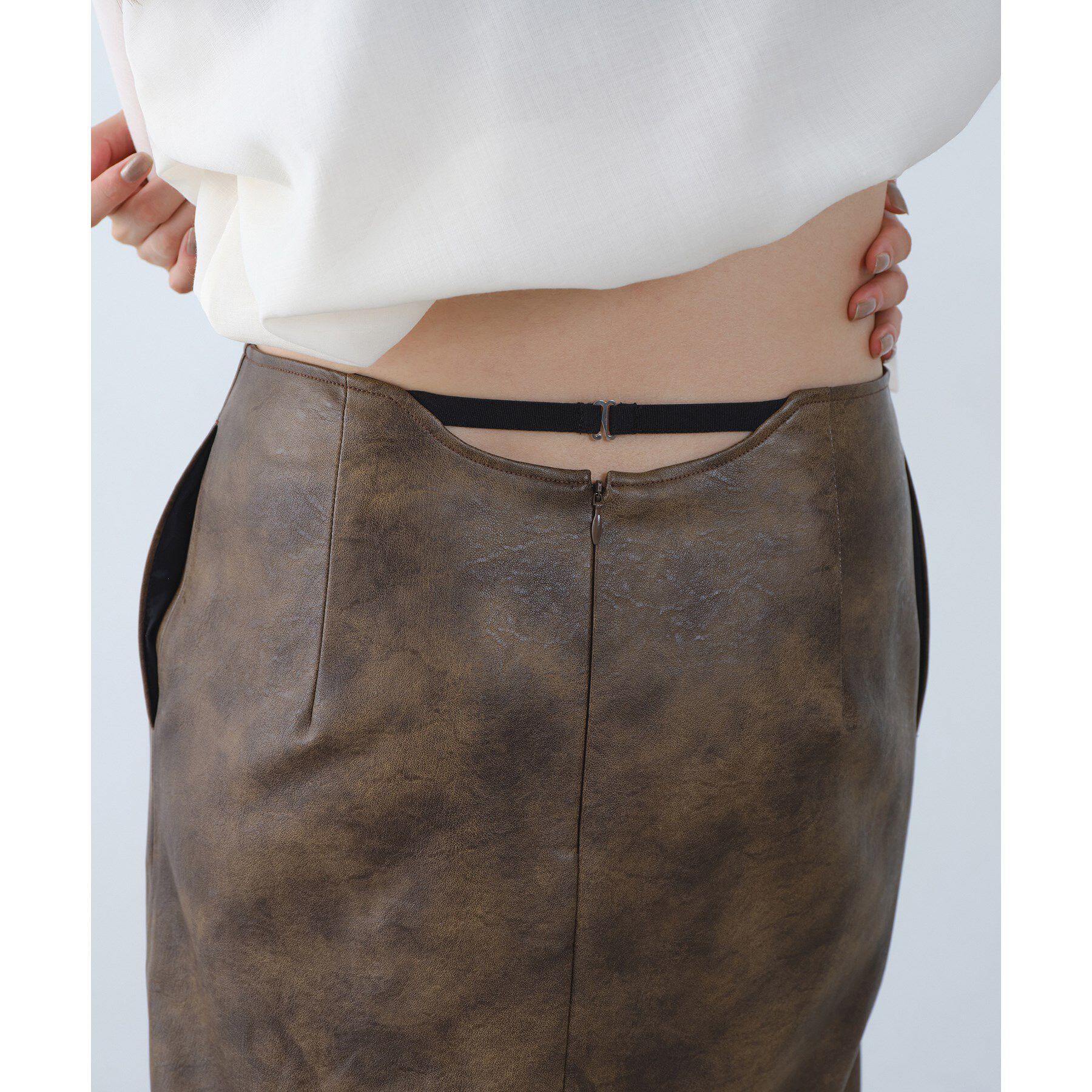 CODE A「garin sleek skirt」|スカート|