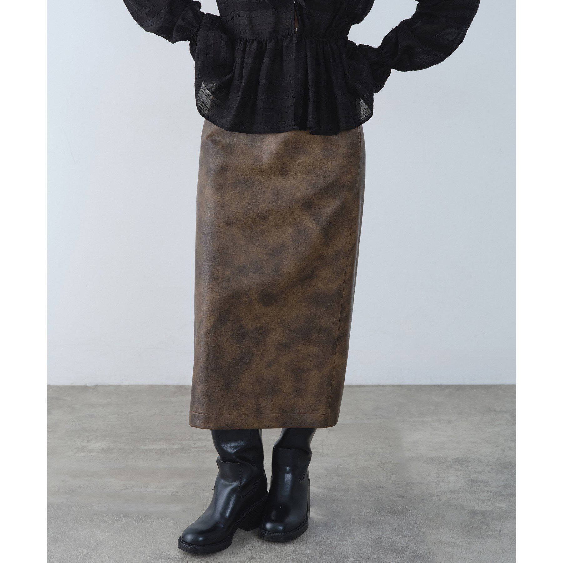 CODE A「garin sleek skirt」|スカート|