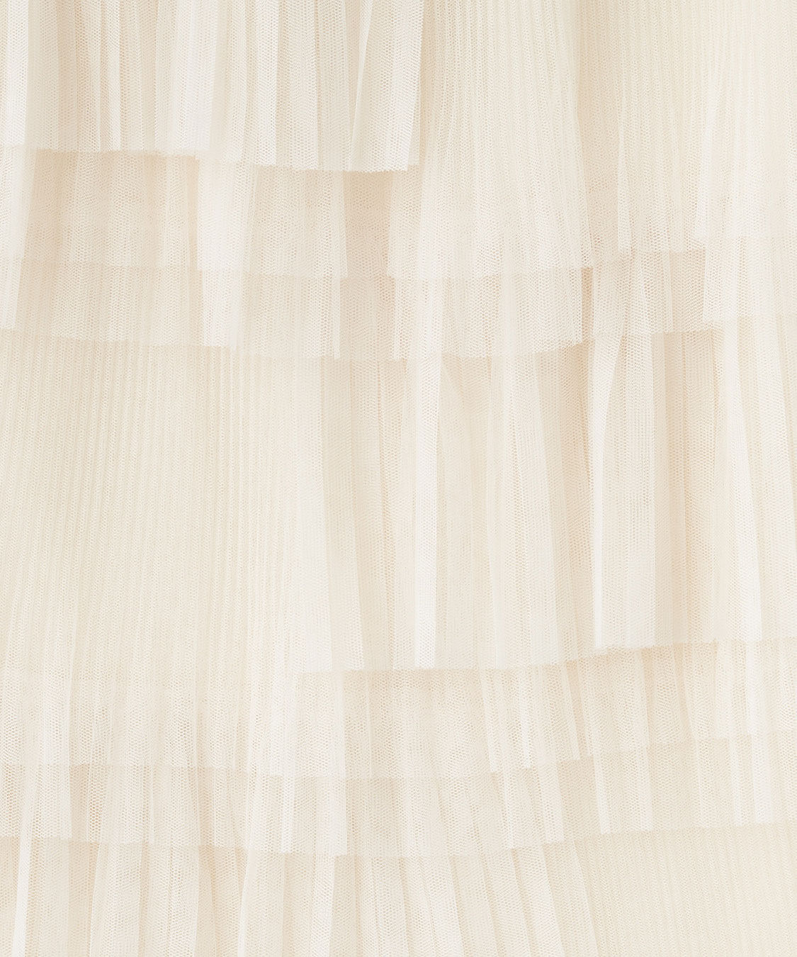 COCO DEAL「アシメプリーツティアードチュールスカート」|スカート|