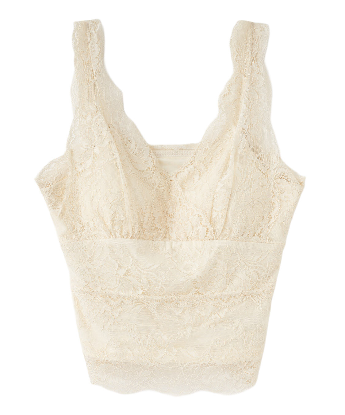 COCO DEAL「カップ付きVネックレースインナー」|インナー|