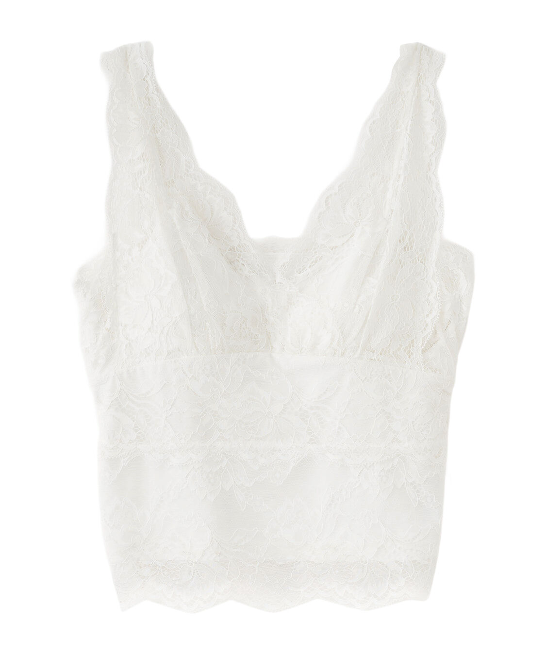 COCO DEAL「カップ付きVネックレースインナー」|インナー|